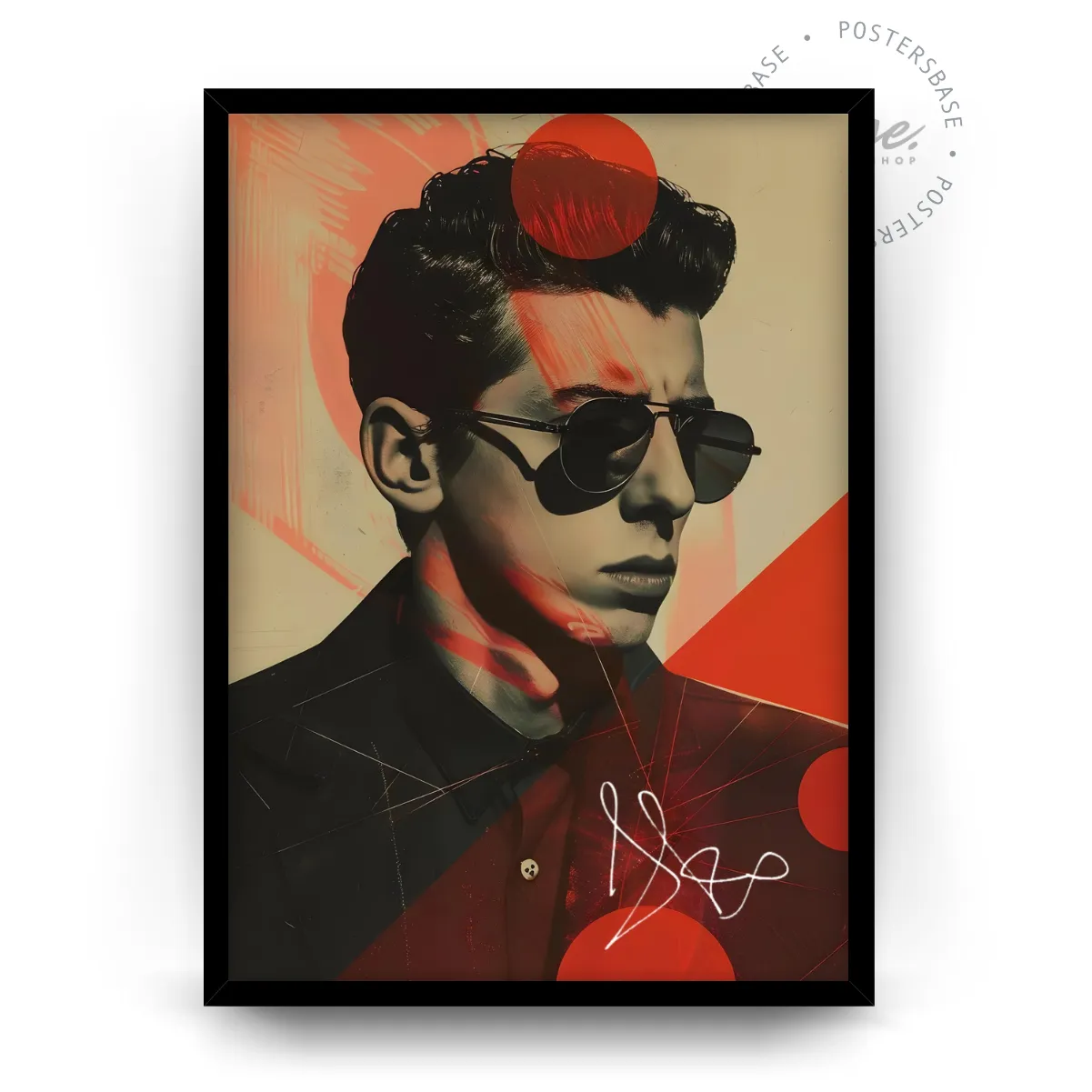 Frontman Portrait poster, museum grade matte print
