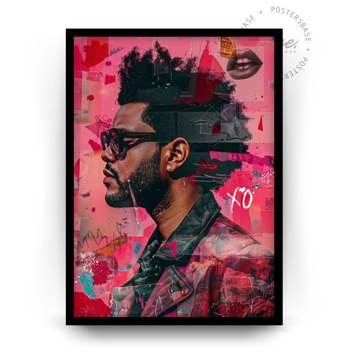 The Weeknd Collage poster, museum grade matte print