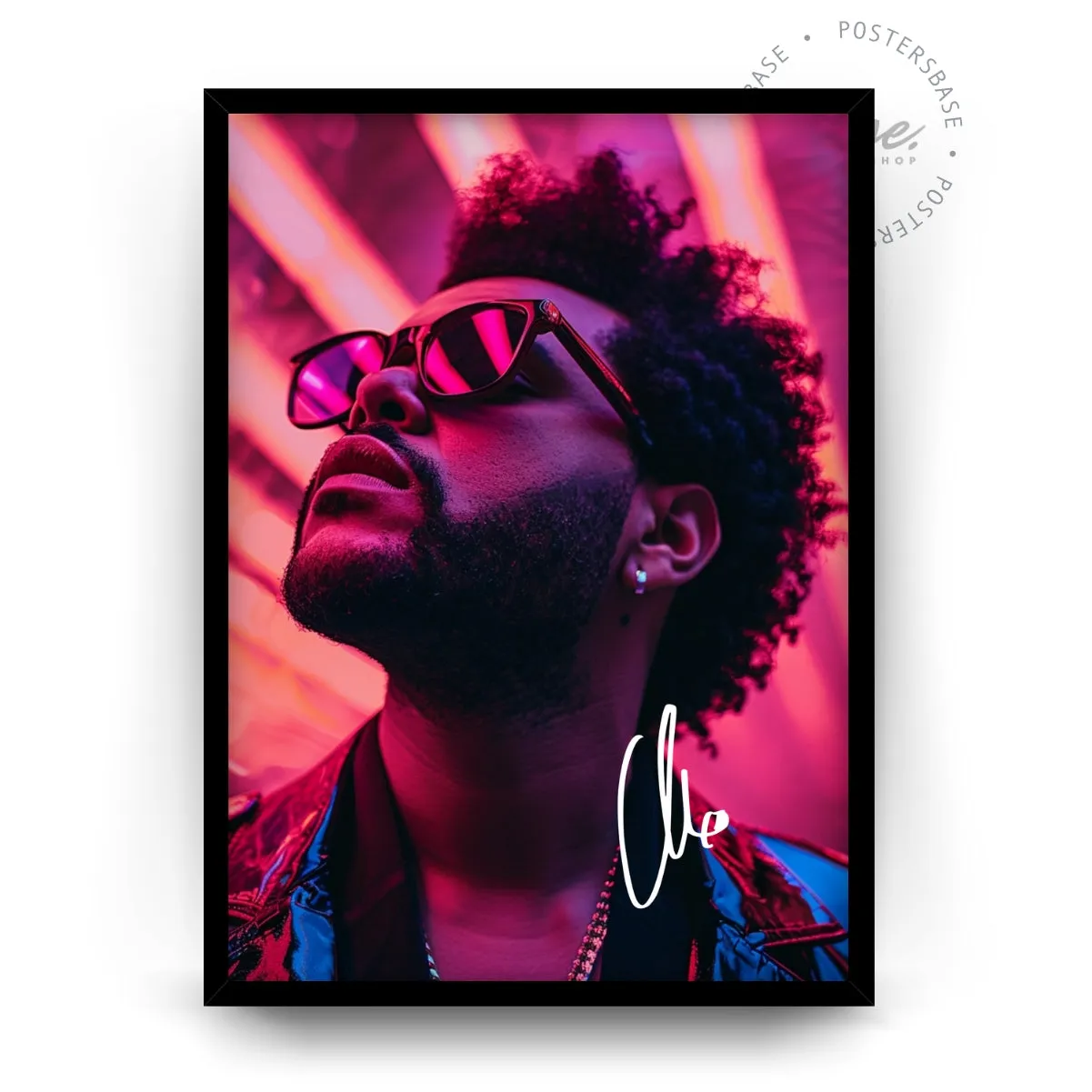 The Weeknd Pink Sign poster, museum grade matte print