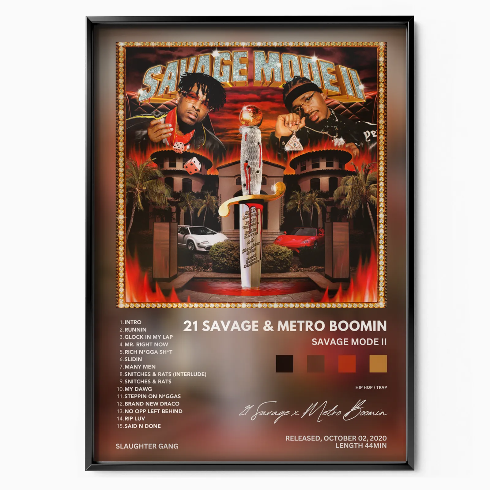 21 Savage x Metro Boomin - Savage Mode II poster