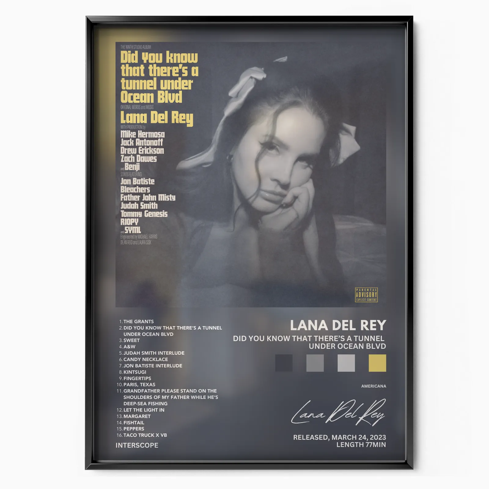 Did You Know That There's a Tunnel Under Ocean Blvd poster