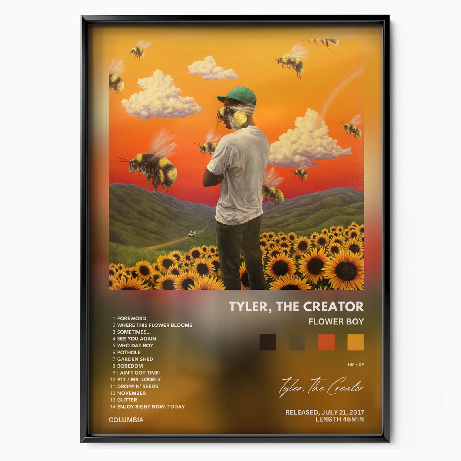 Tyler il creatore poster, museum grade matte print