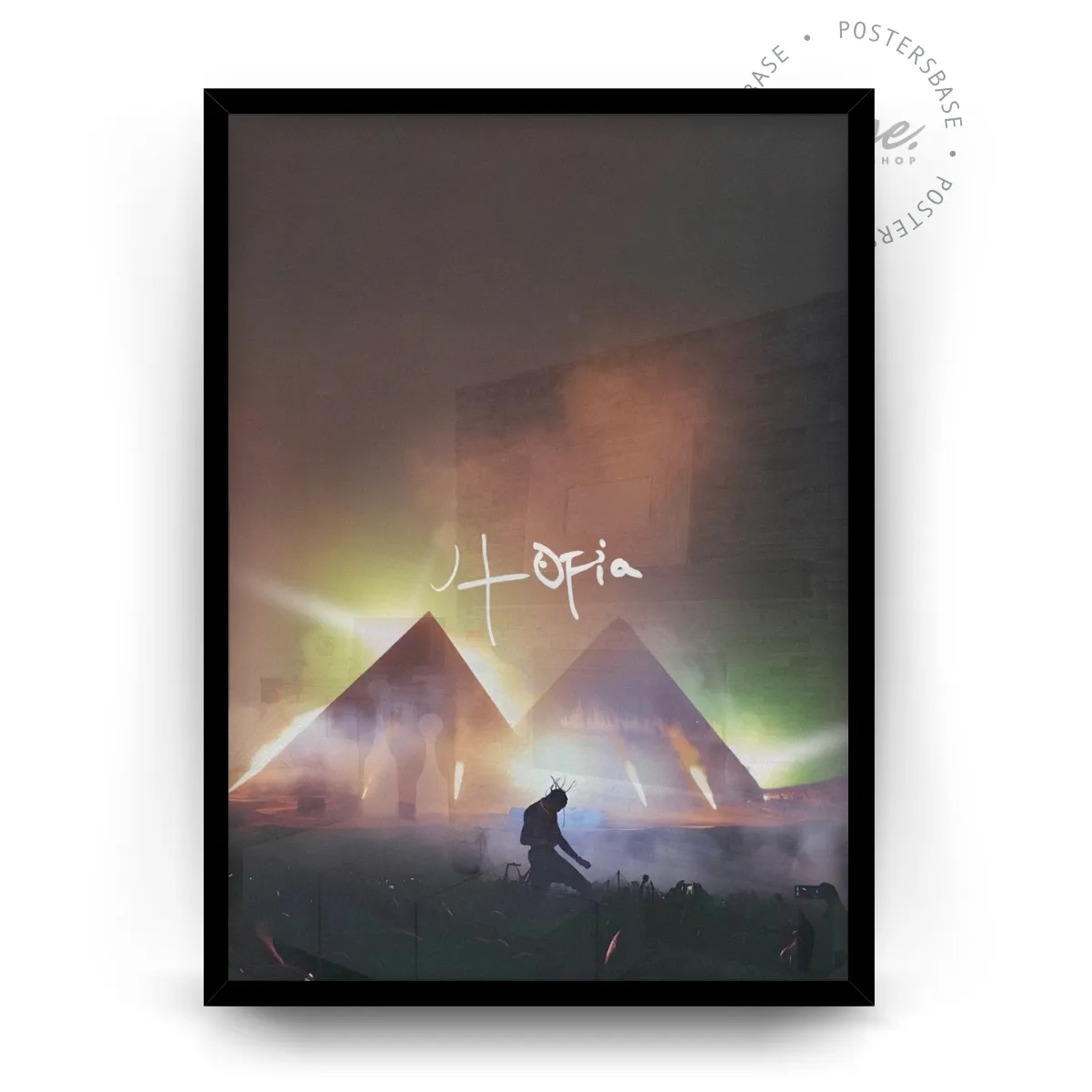 Utopia Pyramid poster, museum grade matte print