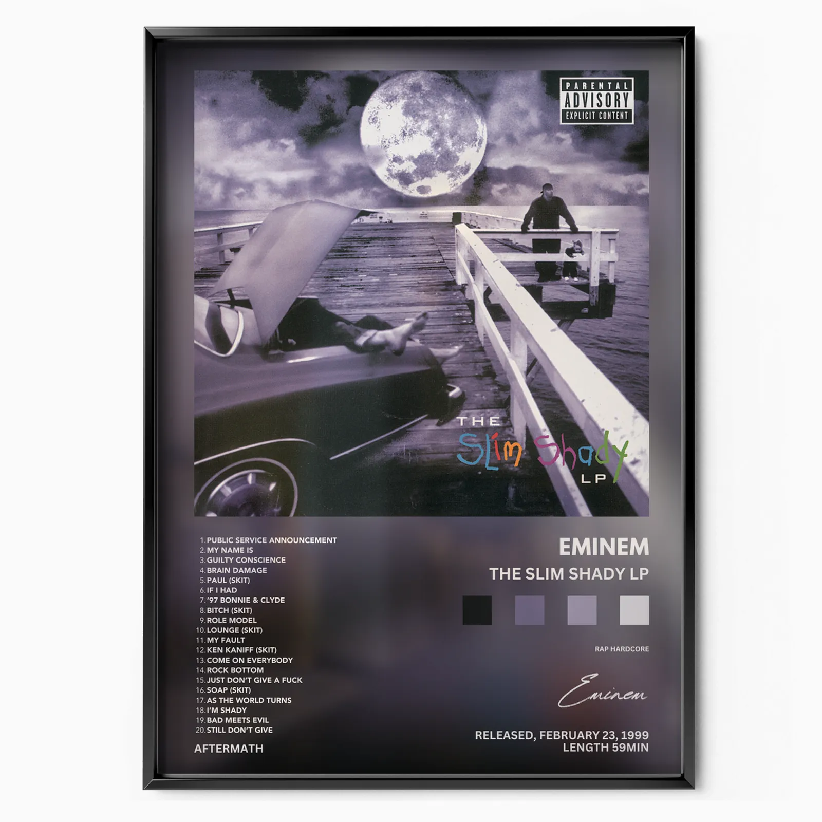 The Slim Shady LP poster