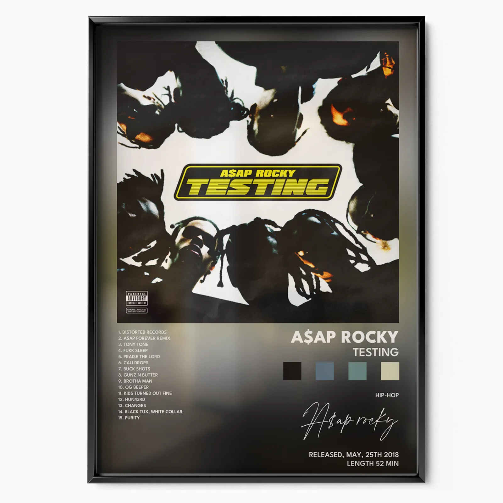 Testing poster