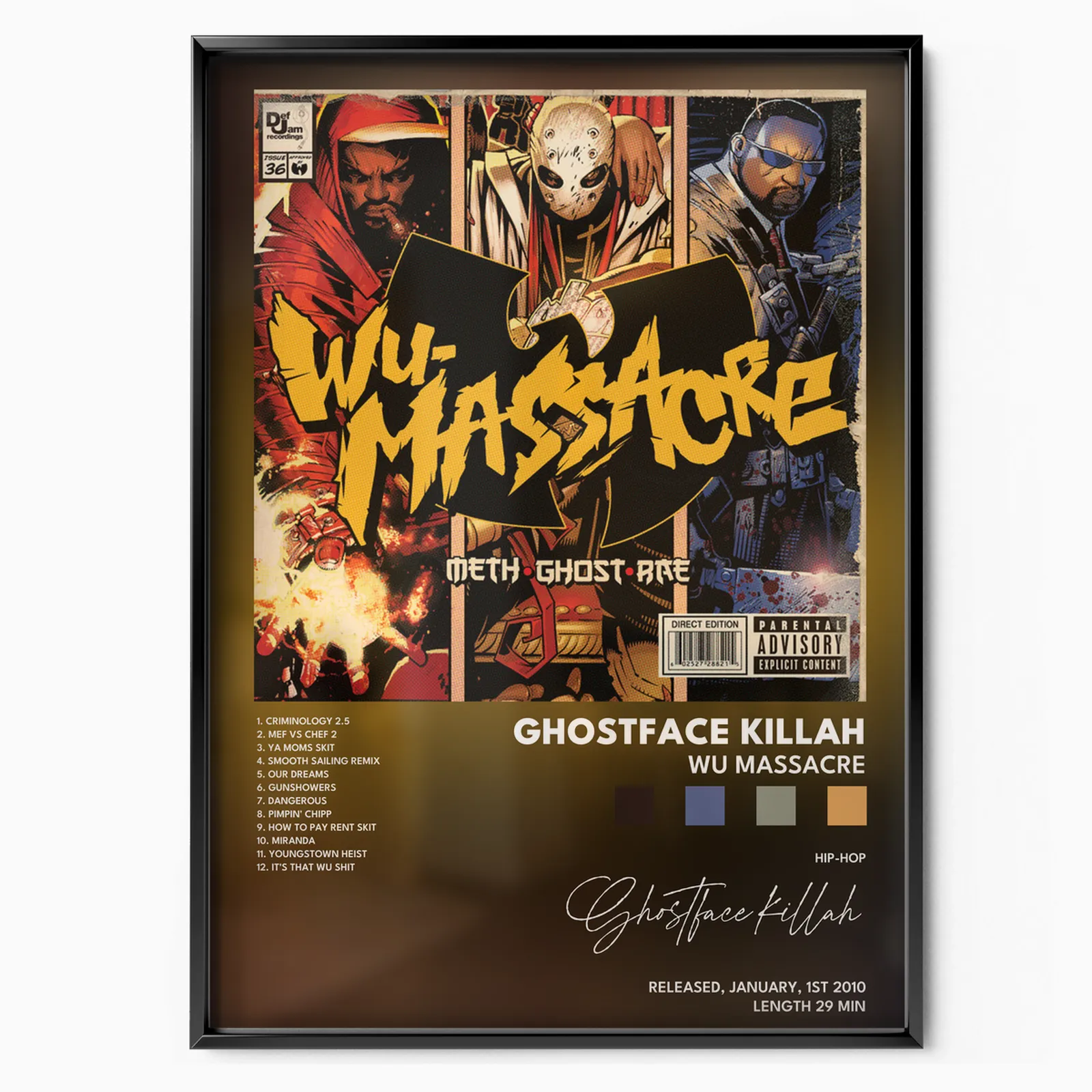 Ghostface Killah - Wu Massacre poster