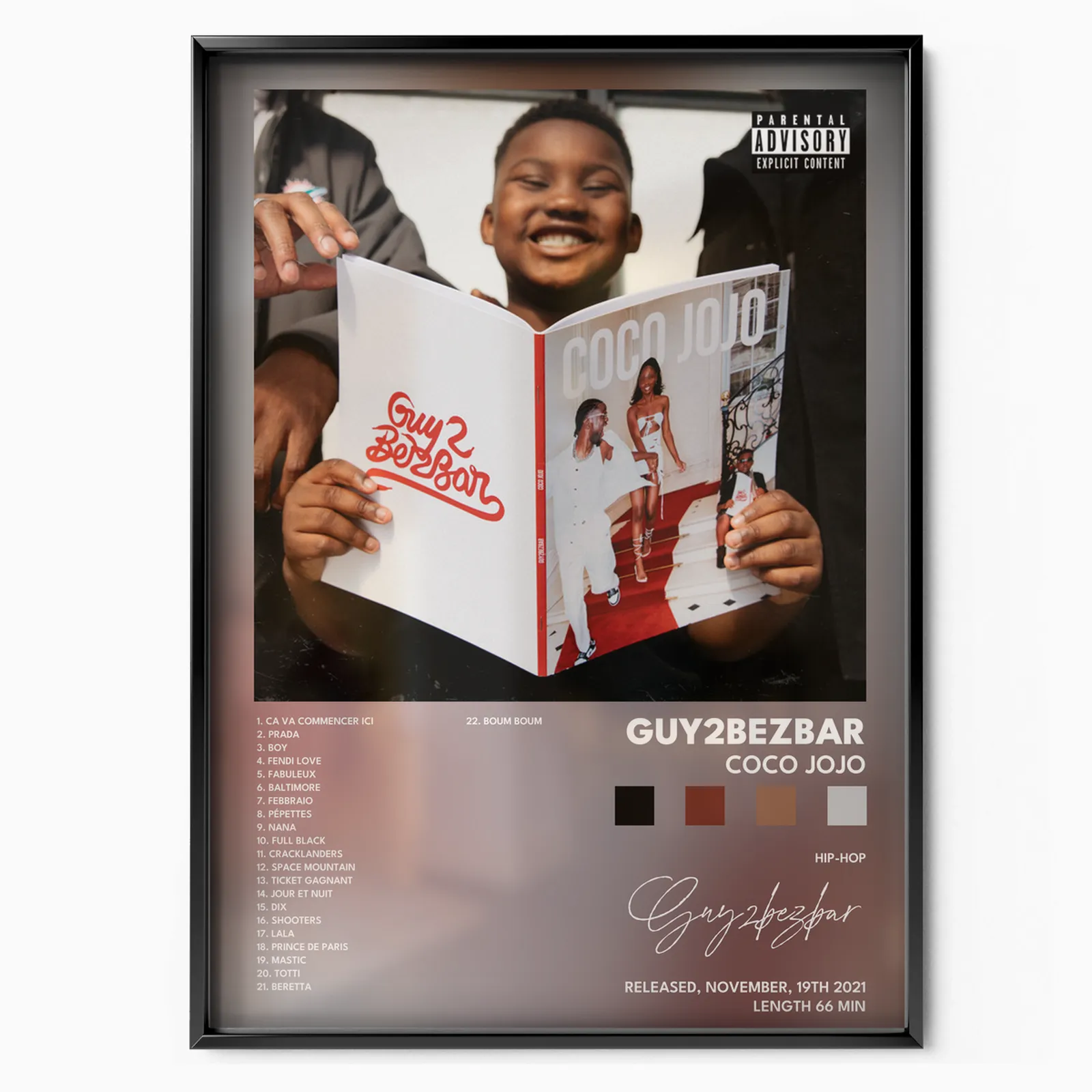 Guy2Bezbar - COCO JOJO poster, museum grade matte print