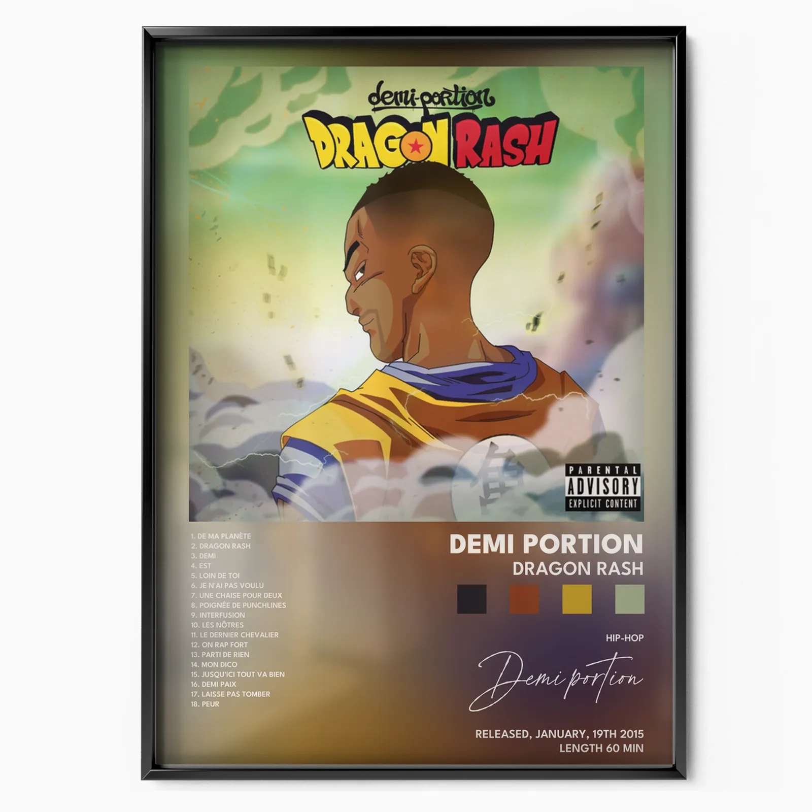 Demi Portion - Dragon Rash poster, museum grade matte print
