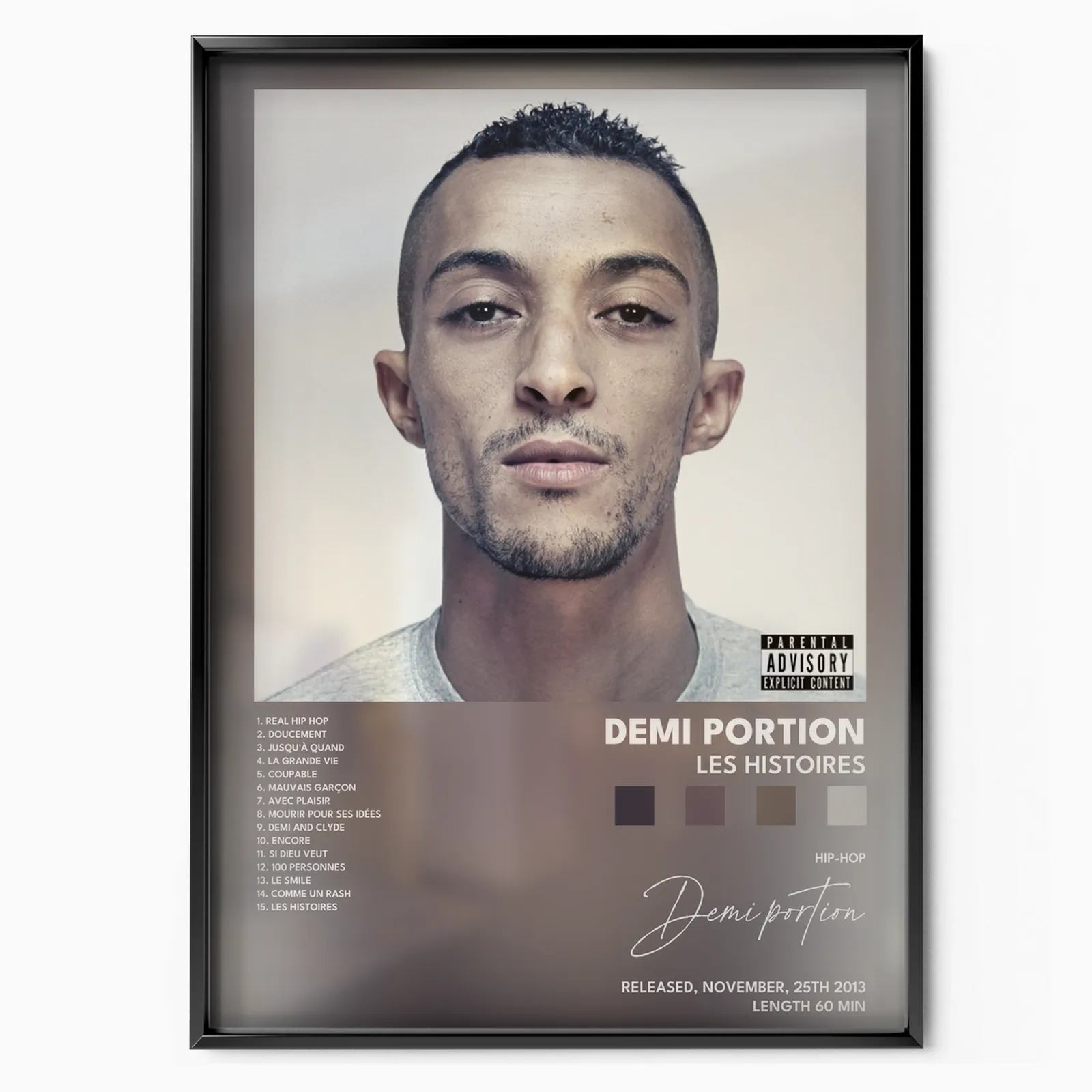 Demi Portion - Les histoires poster, museum grade matte print