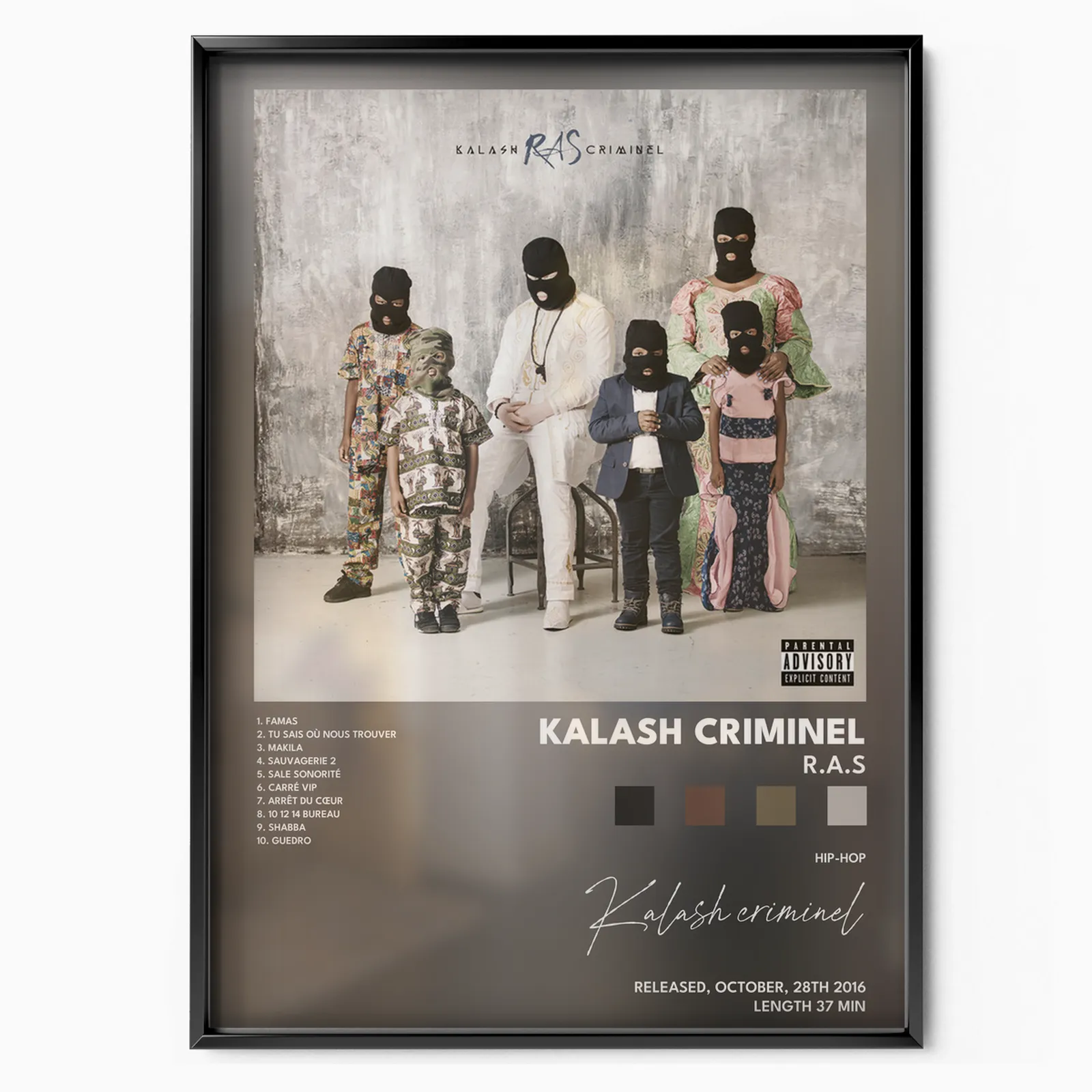 Kalash Criminel - RAS poster