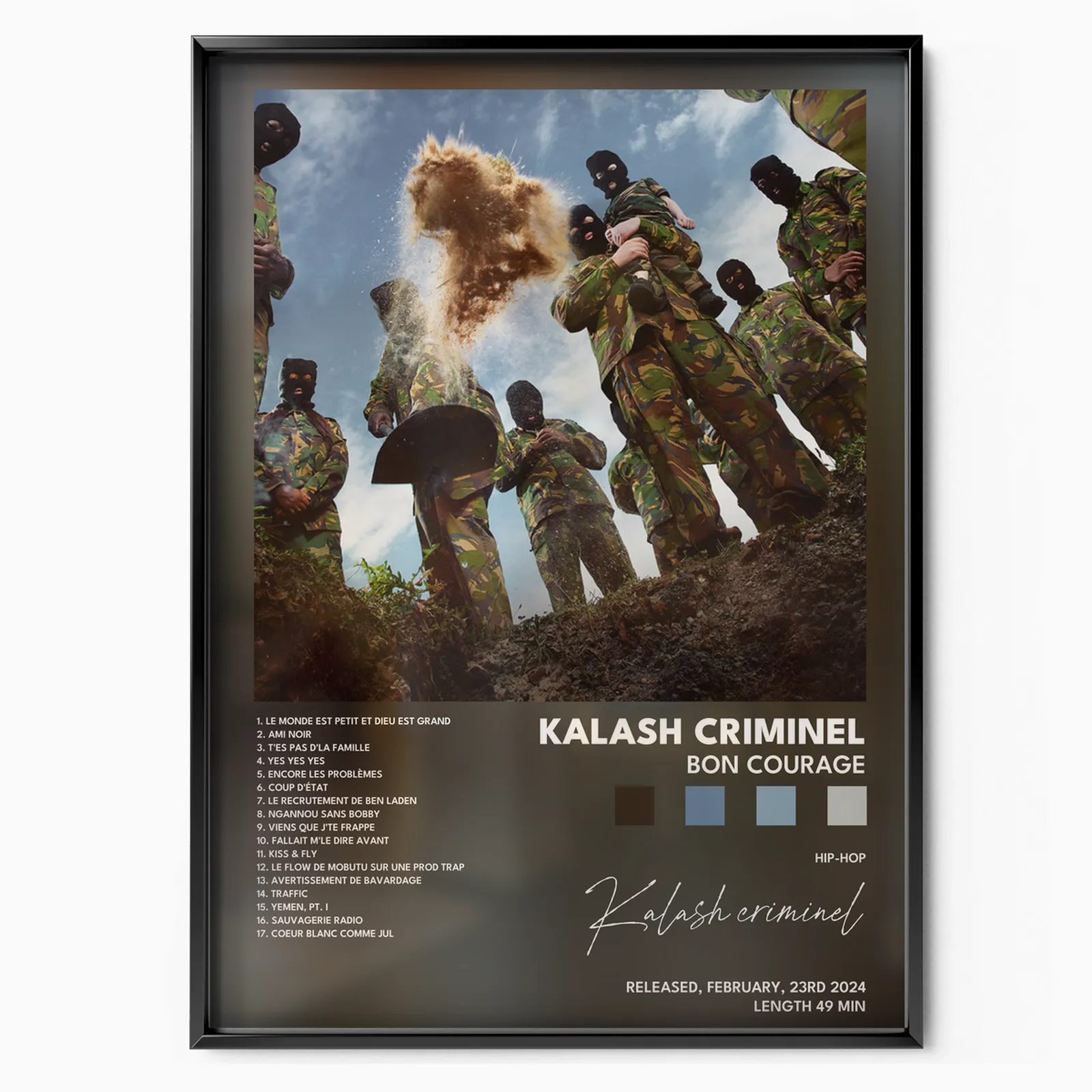 Kalash Criminel - BON COURAGE poster