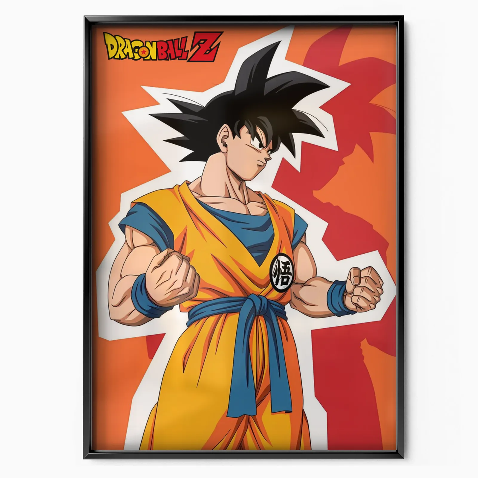 DRAGON BALL Z SON GOKU DRAW poster, museum grade matte print