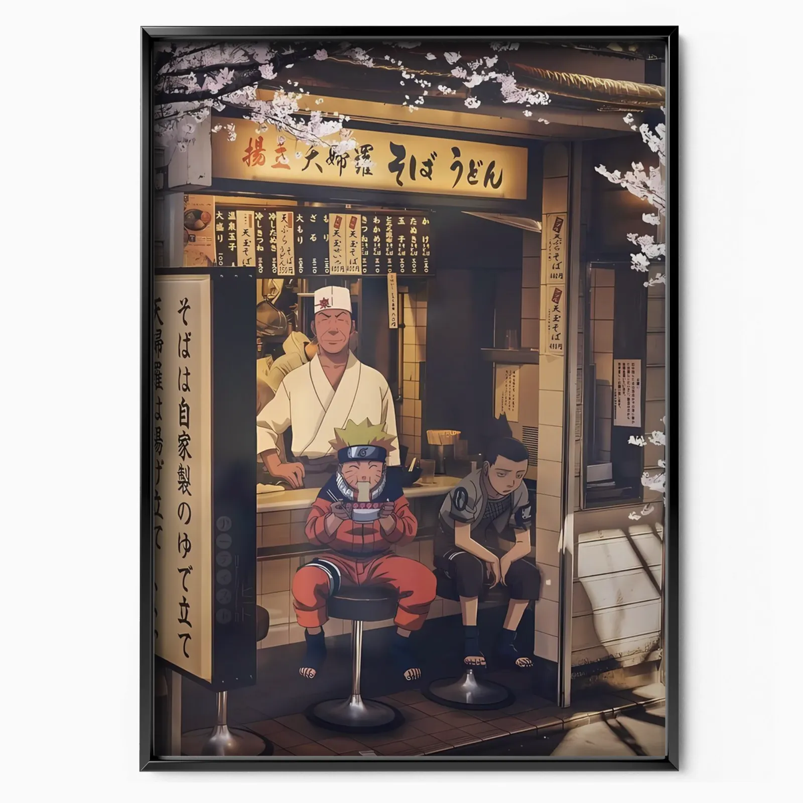 Leaf Village Ninja poster, museum grade matte print