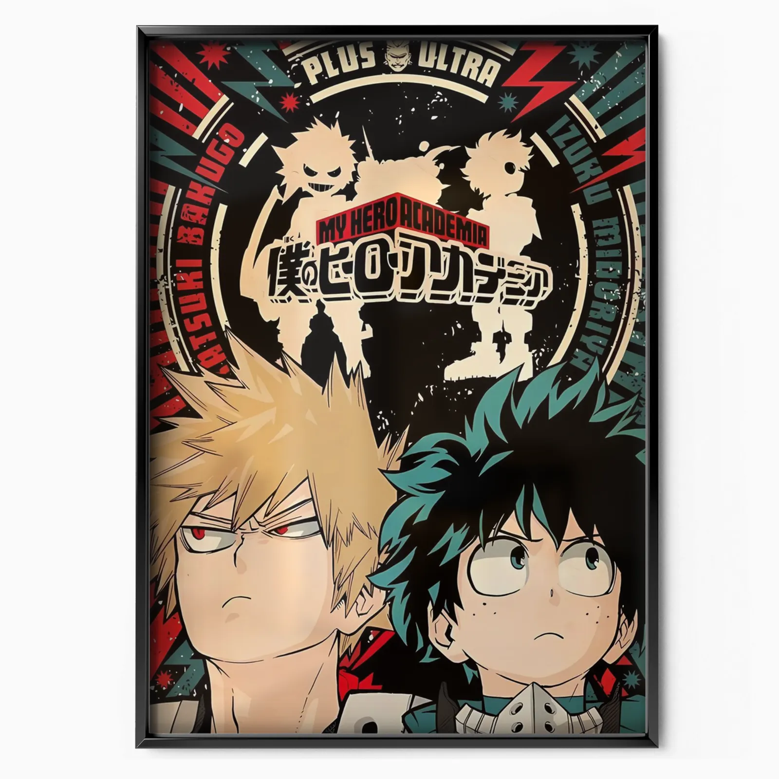 MY HERO ACADEMIA RETRO poster