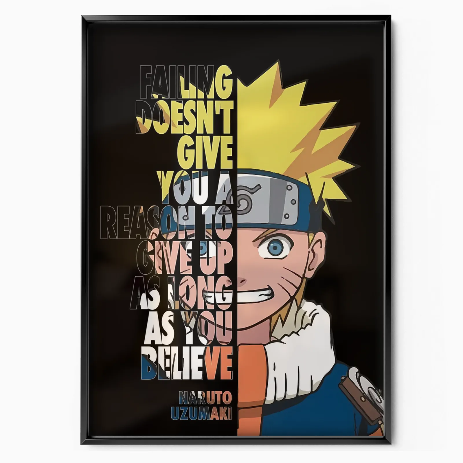 NARUTO CITATION poster
