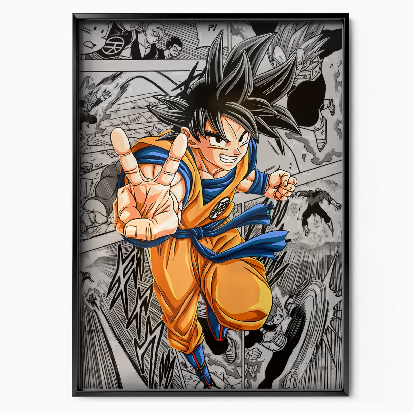 DRAGON BALL SON GOKU PEACE poster, museum grade matte print