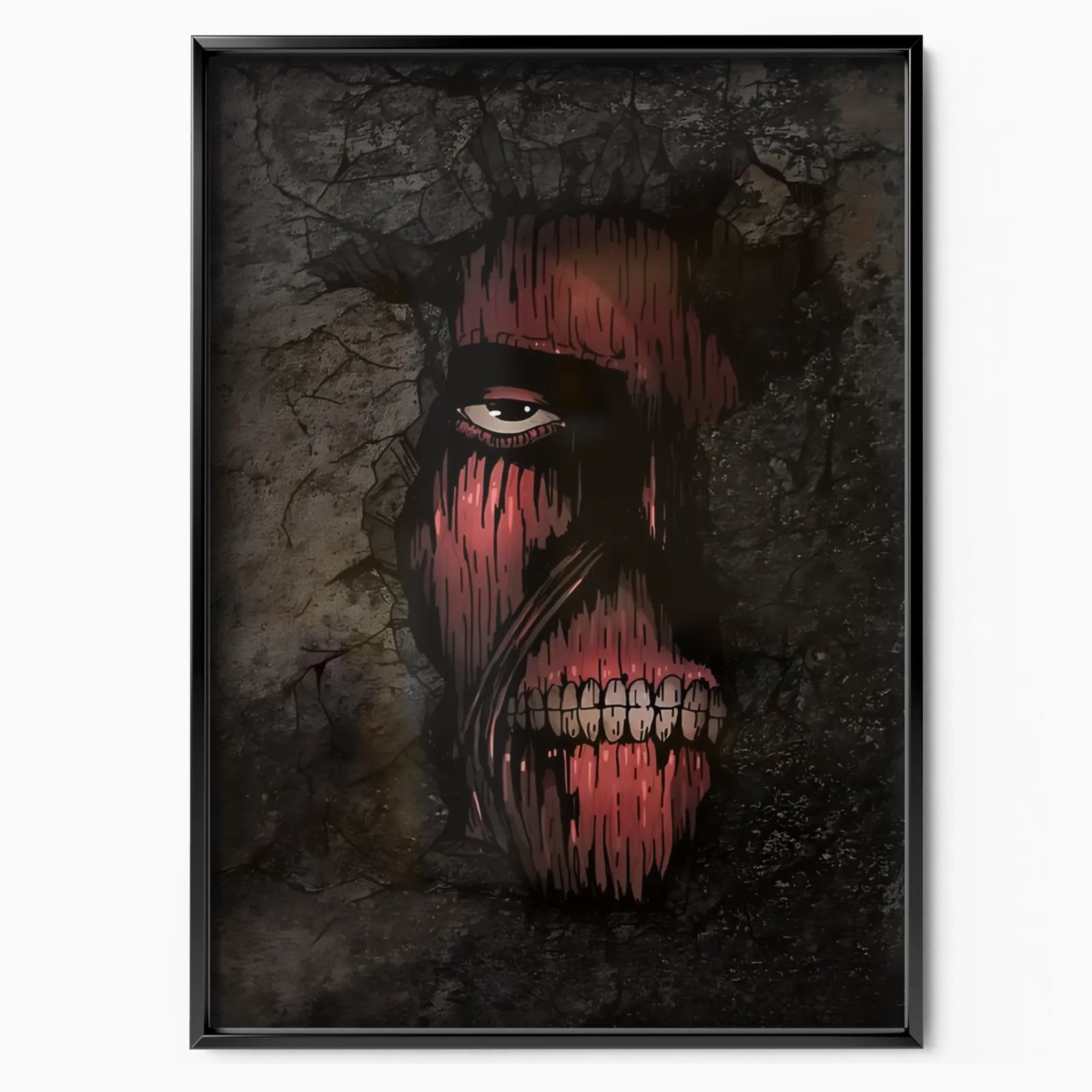 ATTACK ON TITAN ON THE ROCK poster