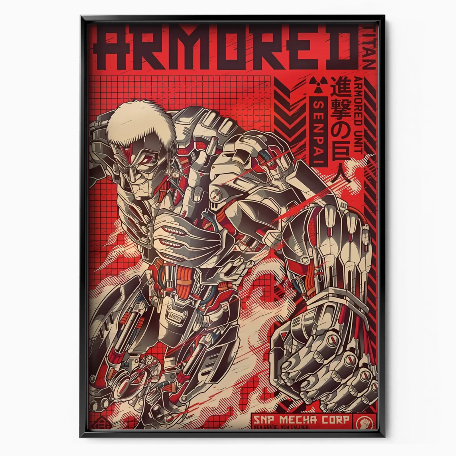 ATTACK ON TITAN ARMORED poster