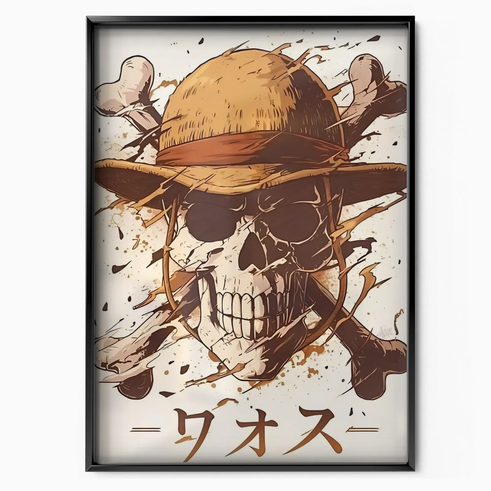Rubber Pirate Skull poster