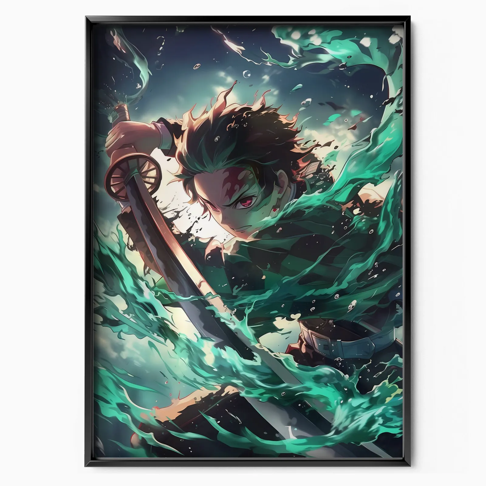 Water Demon Blade poster, museum grade matte print