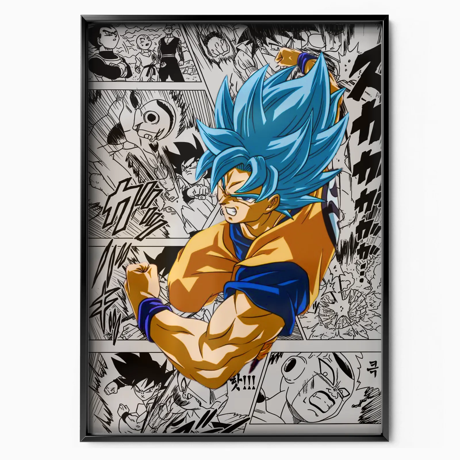 Golden Warrior Force poster, museum grade matte print