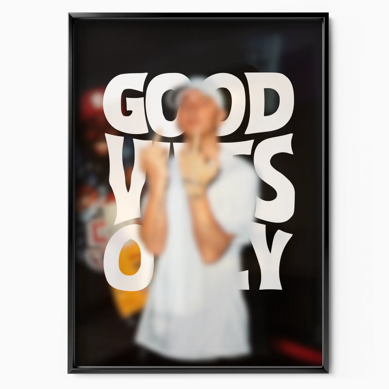 Eminem Good Vibes Only poster, museum grade matte print