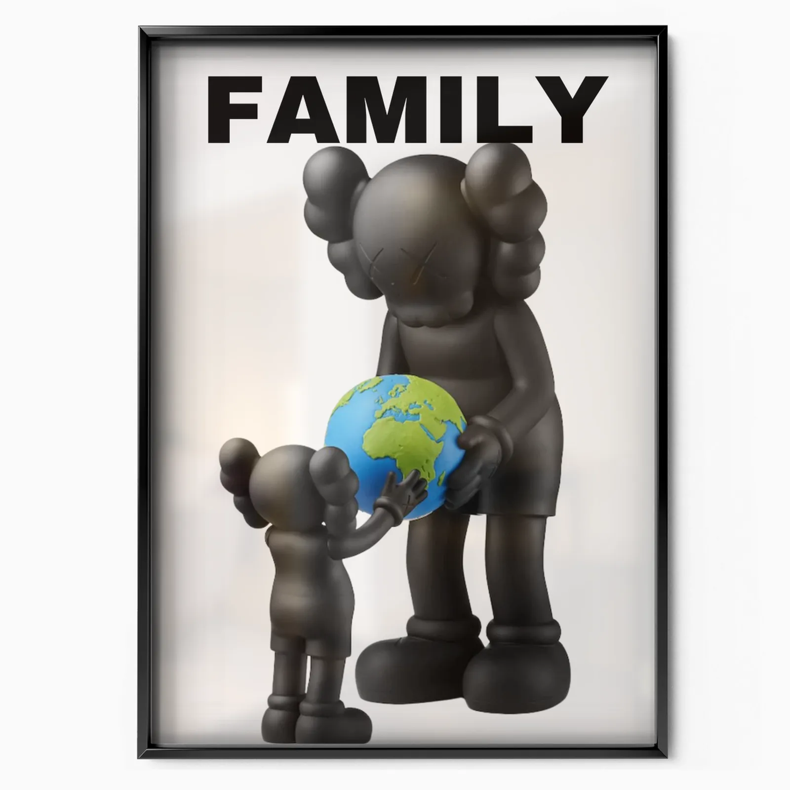Figure Family poster, museum grade matte print