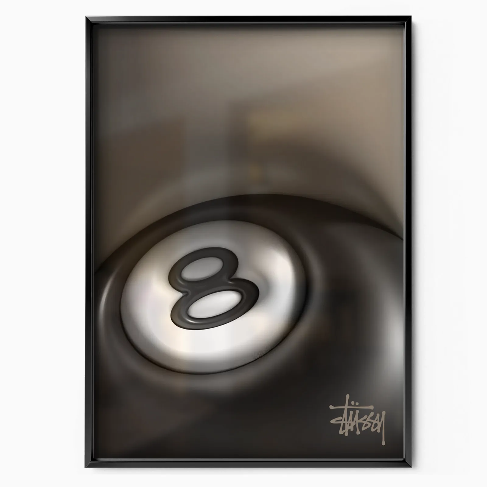 8 Ball 3D poster