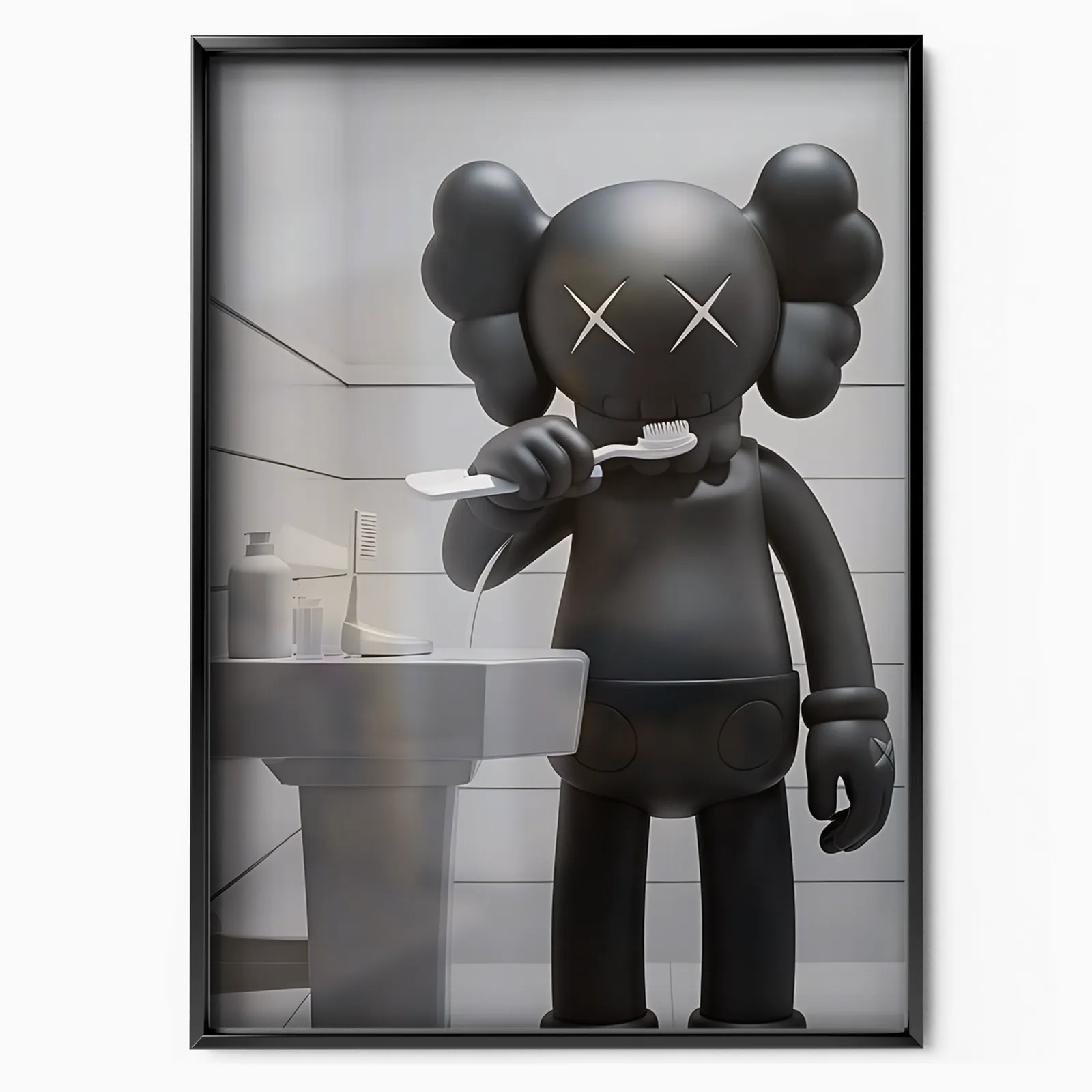 Figure Teeth poster, museum grade matte print