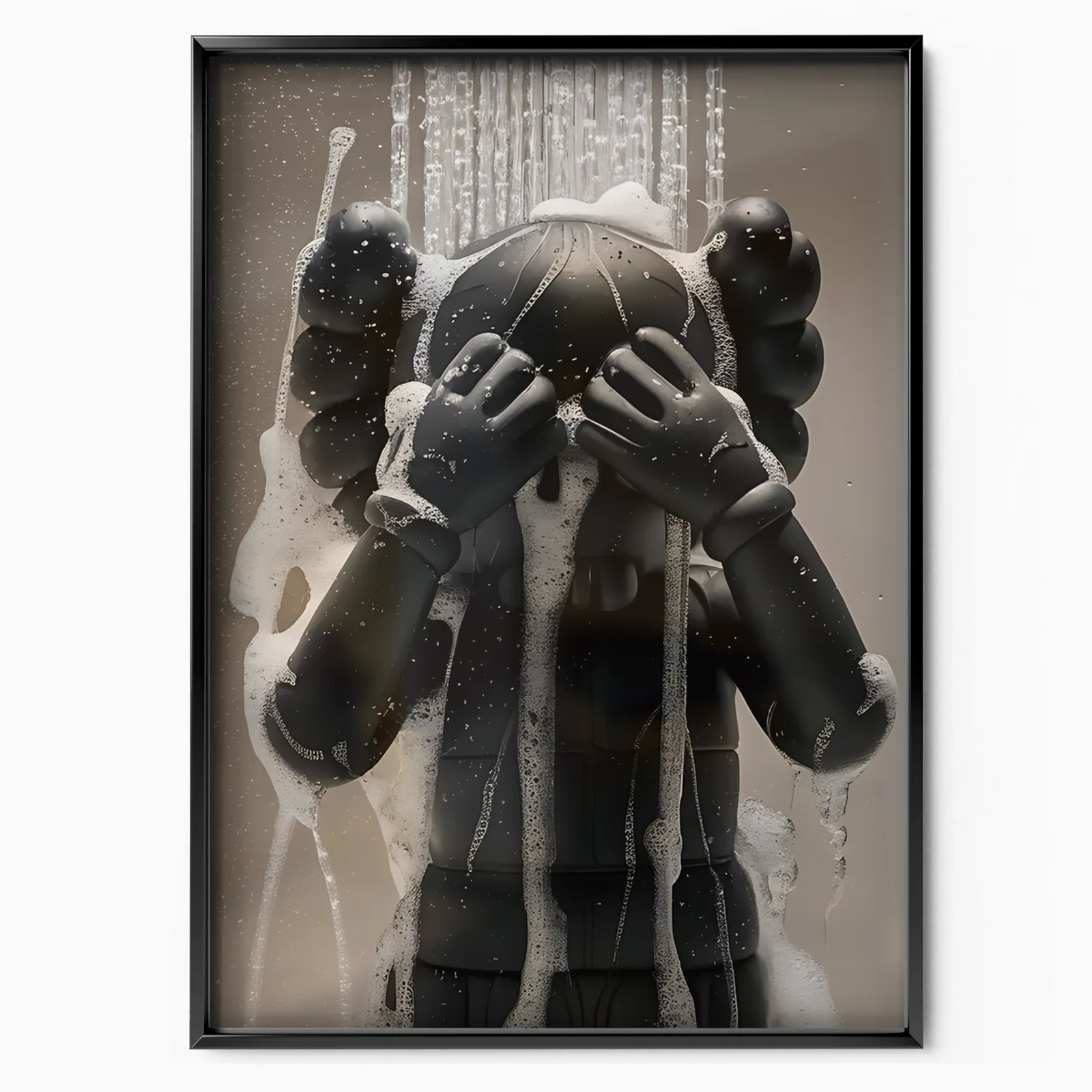 Figure Shower poster, museum grade matte print
