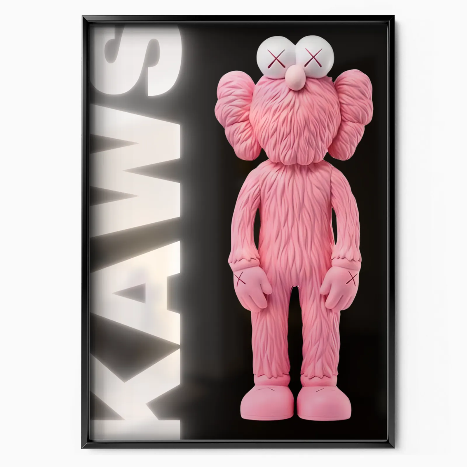 Neon poster, museum grade matte print