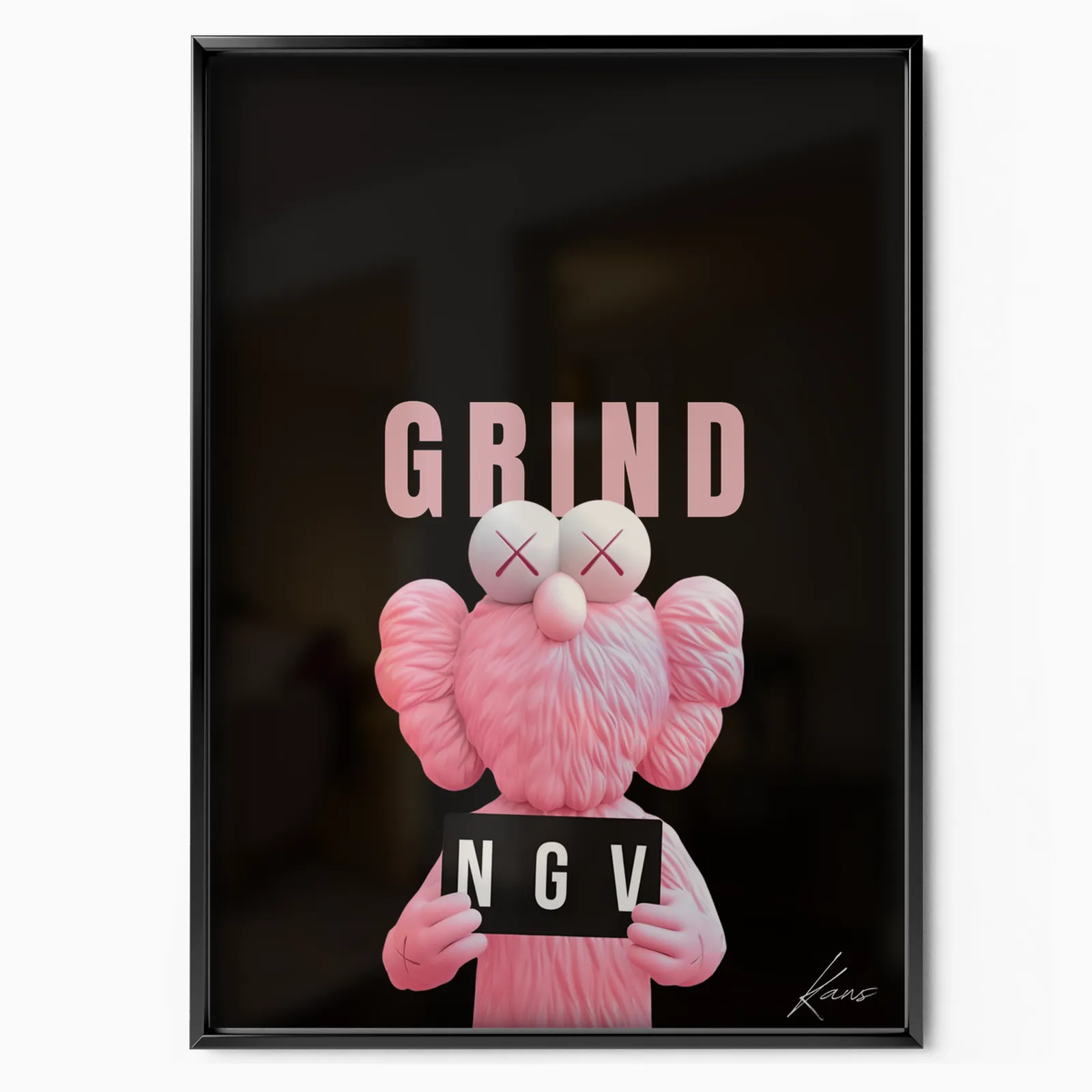 Grind poster, museum grade matte print