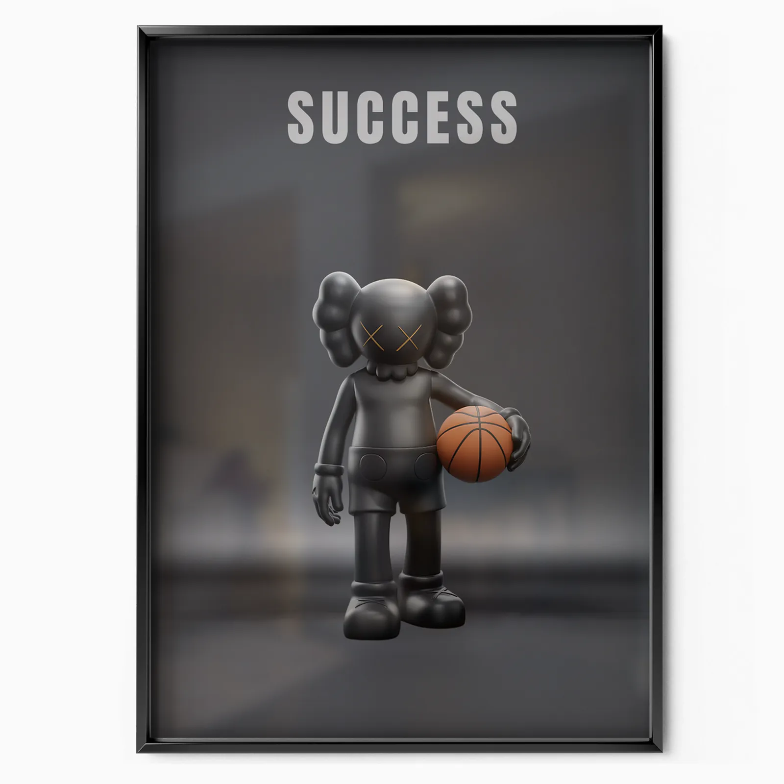 Basketball Success poster, museum grade matte print