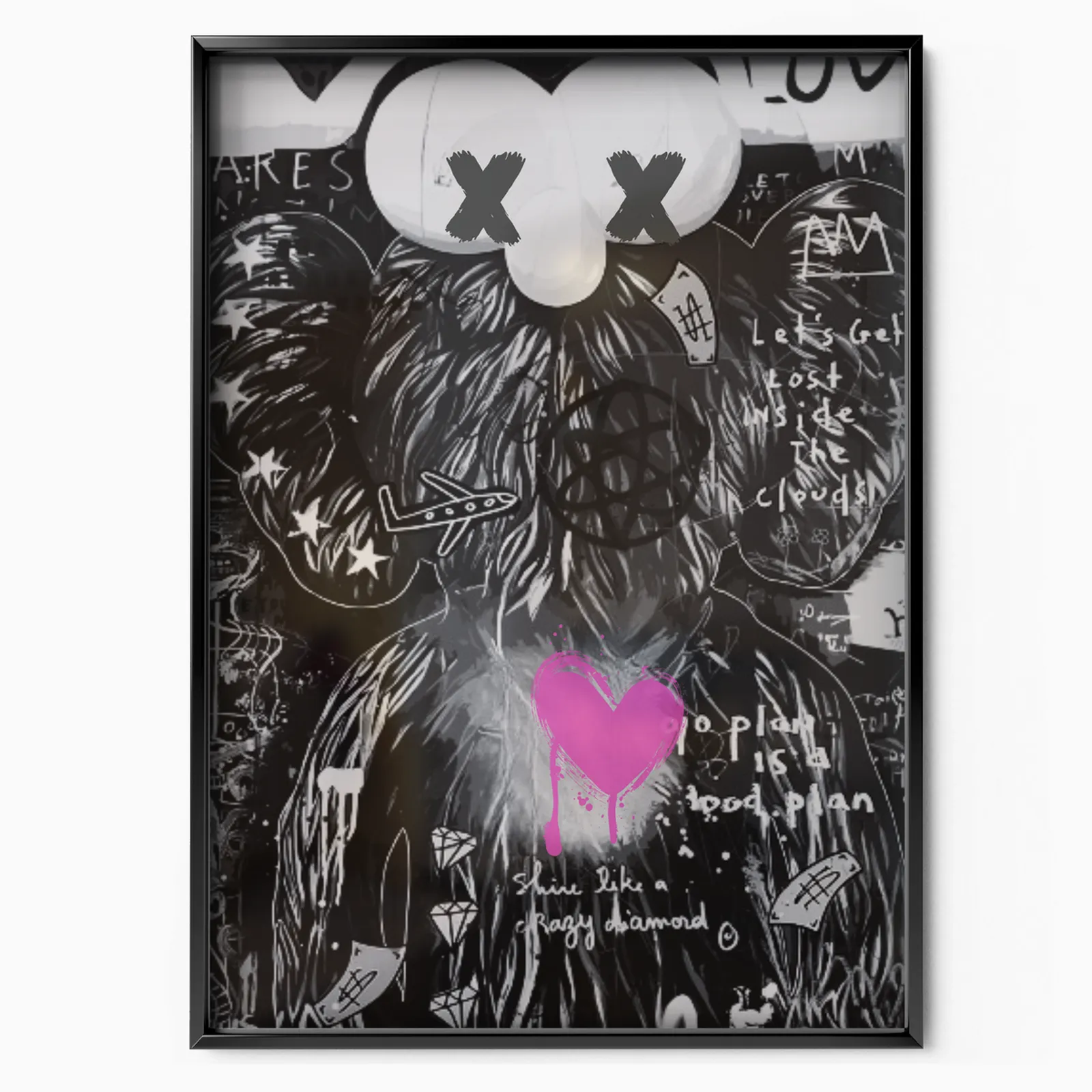 Figure Heart poster, museum grade matte print