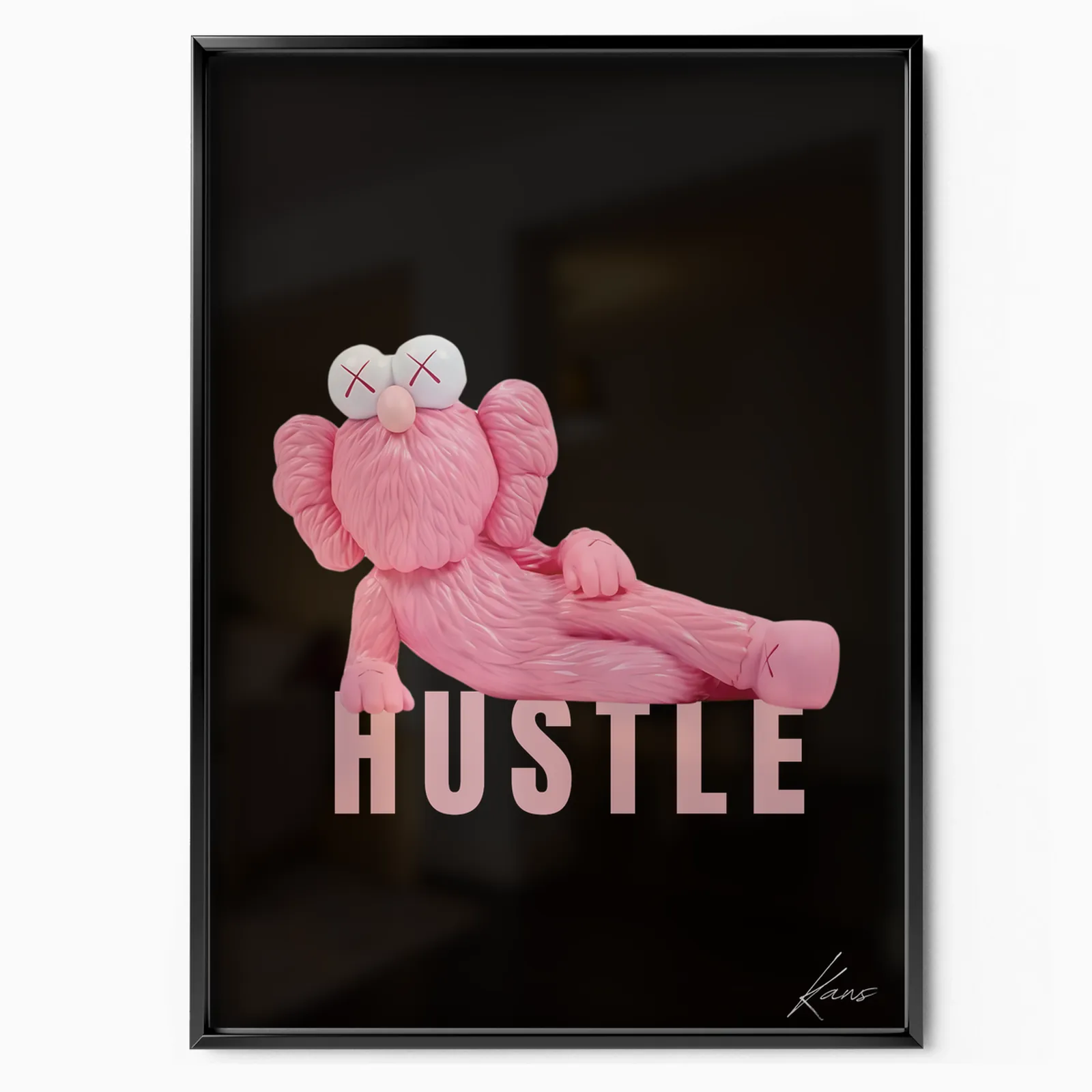 Hustle poster, museum grade matte print