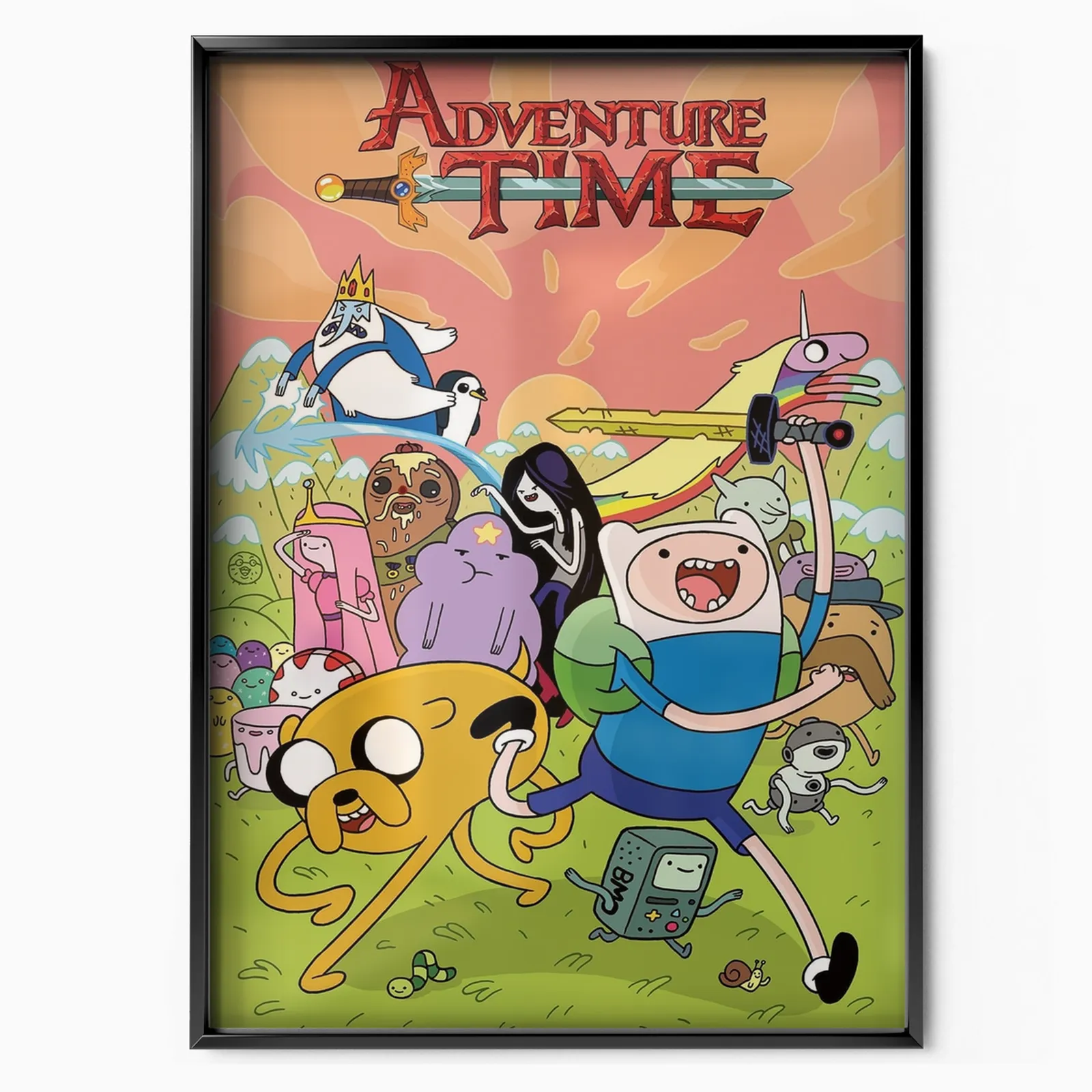 Candy Land Duo poster, museum grade matte print