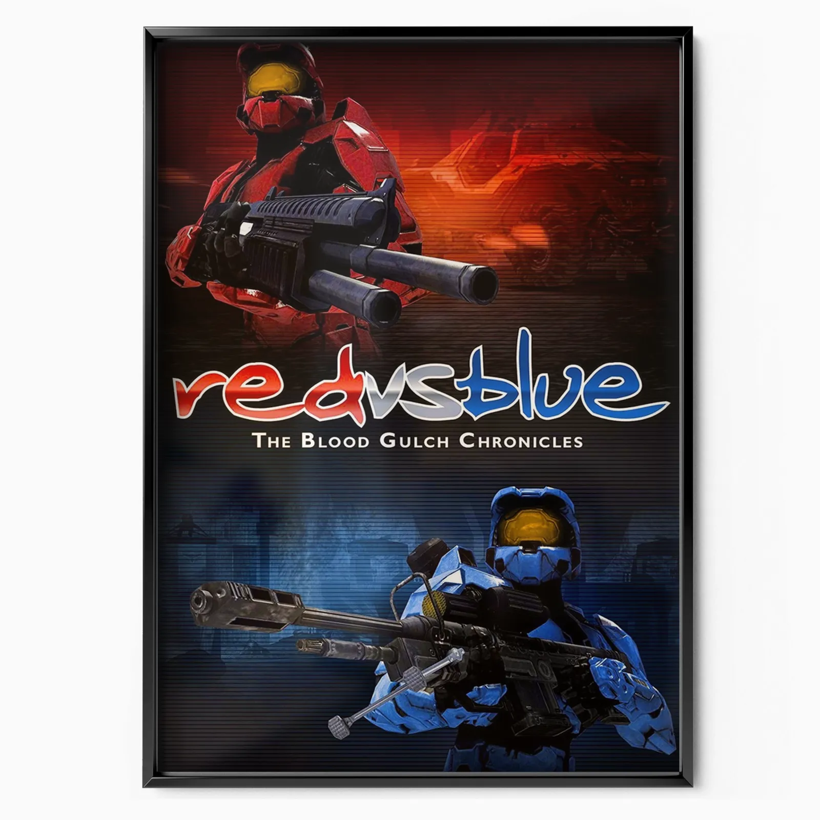Rival Squad Standoff poster, museum grade matte print