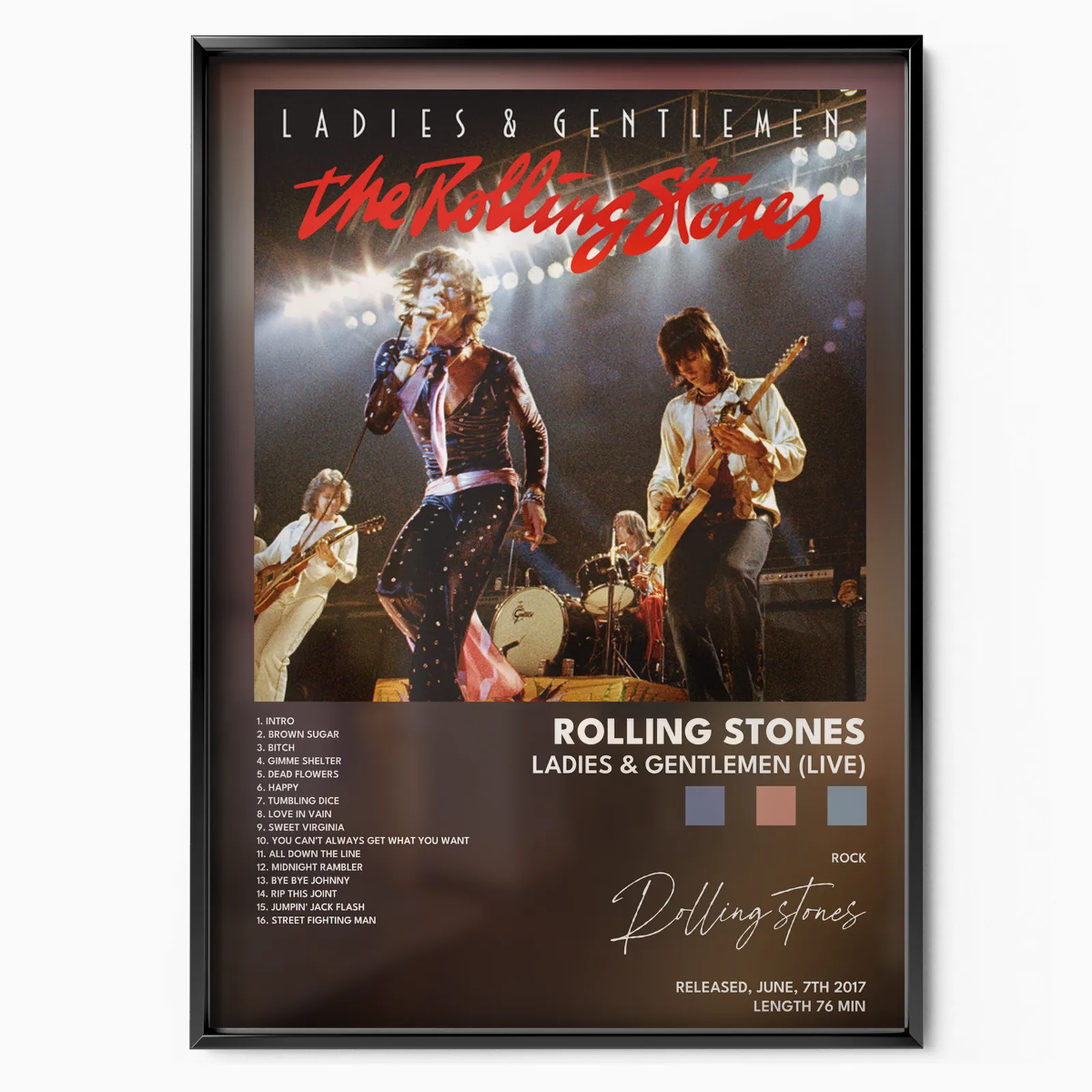 rolling stones Ladies  Gentlemen Live poster poster