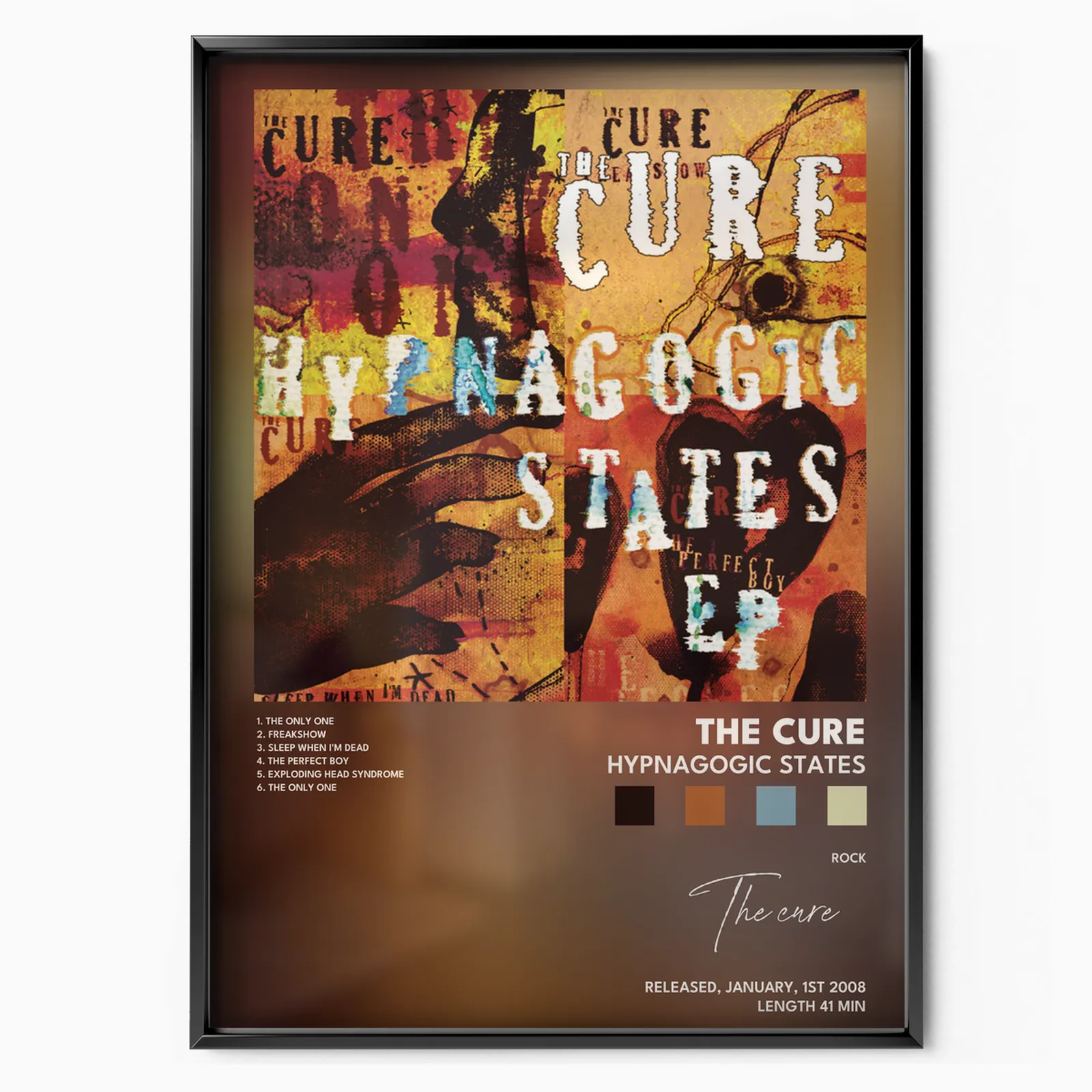the cure Hypnagogic States poster poster, museum grade matte print