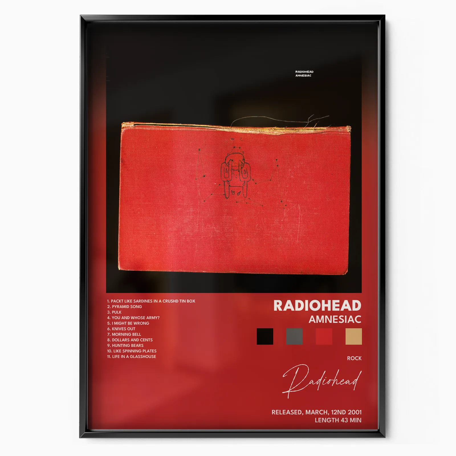 Amnesiac poster