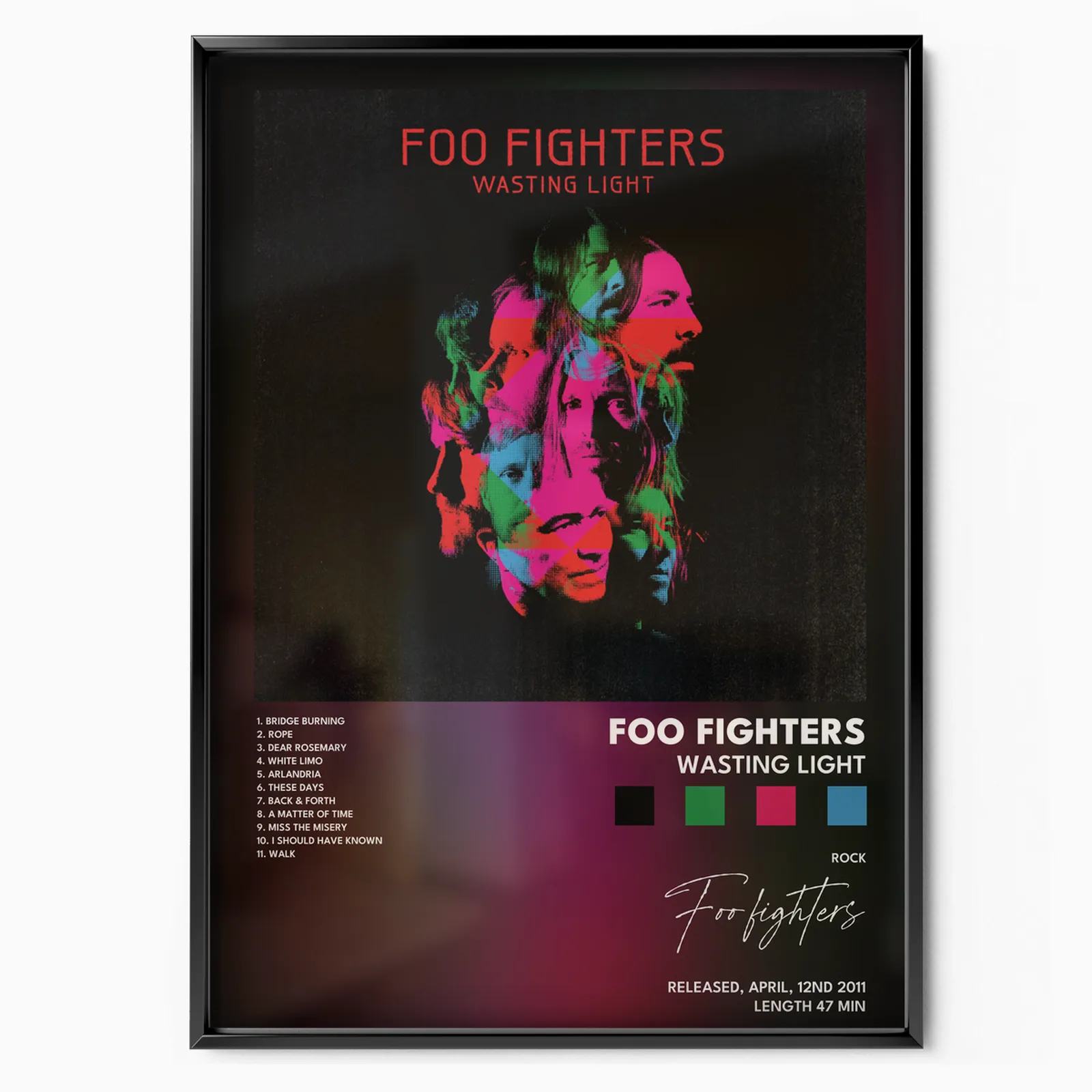 Wasting Light poster