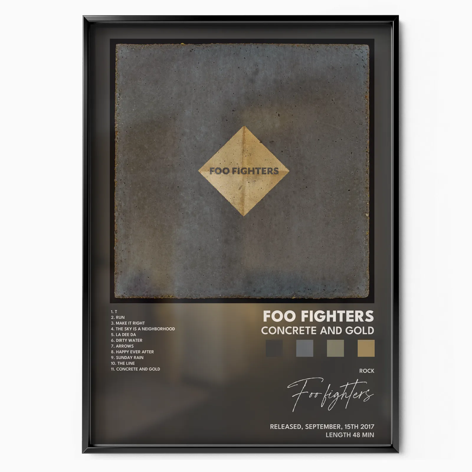 Concrete and Gold poster
