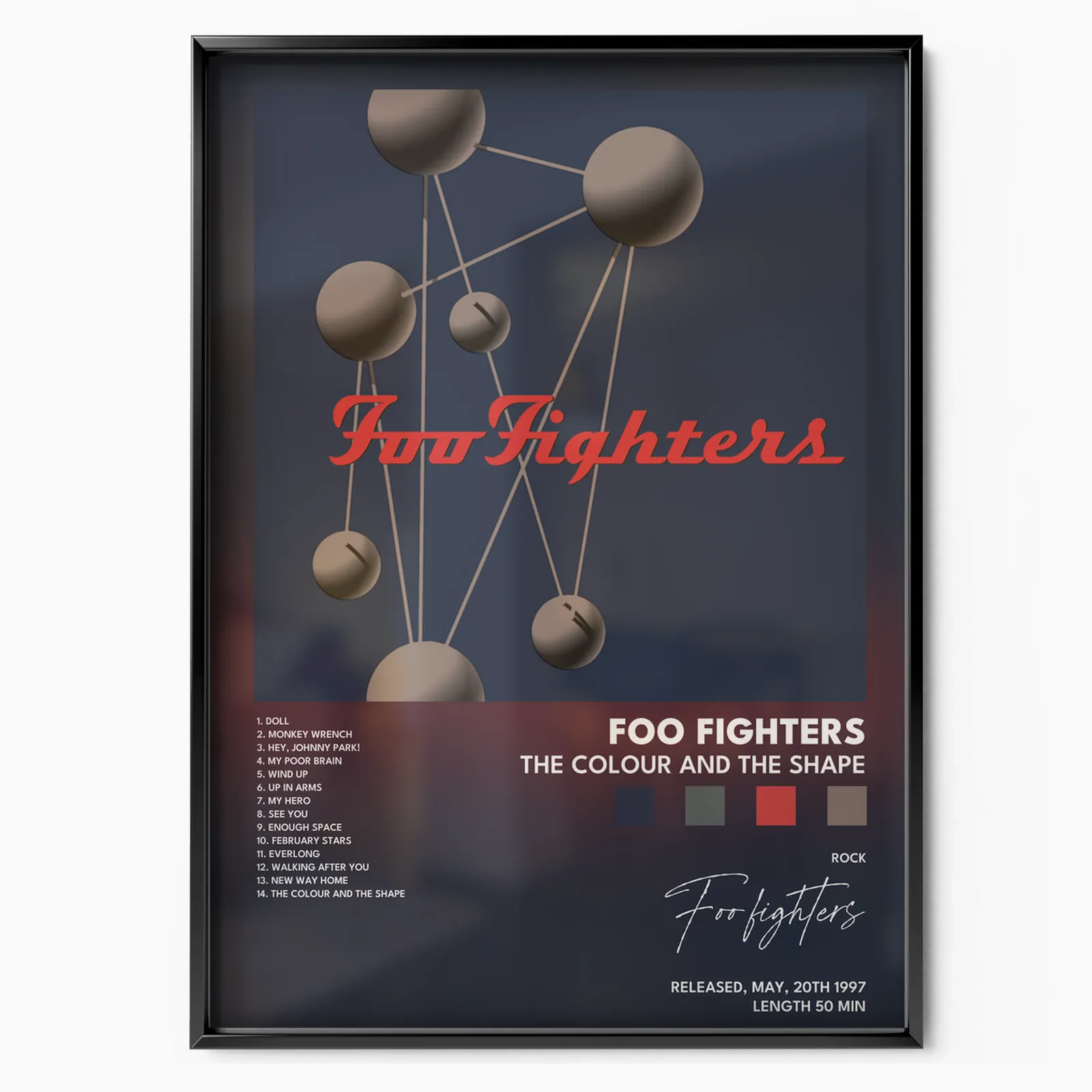 The Colour and the Shape poster