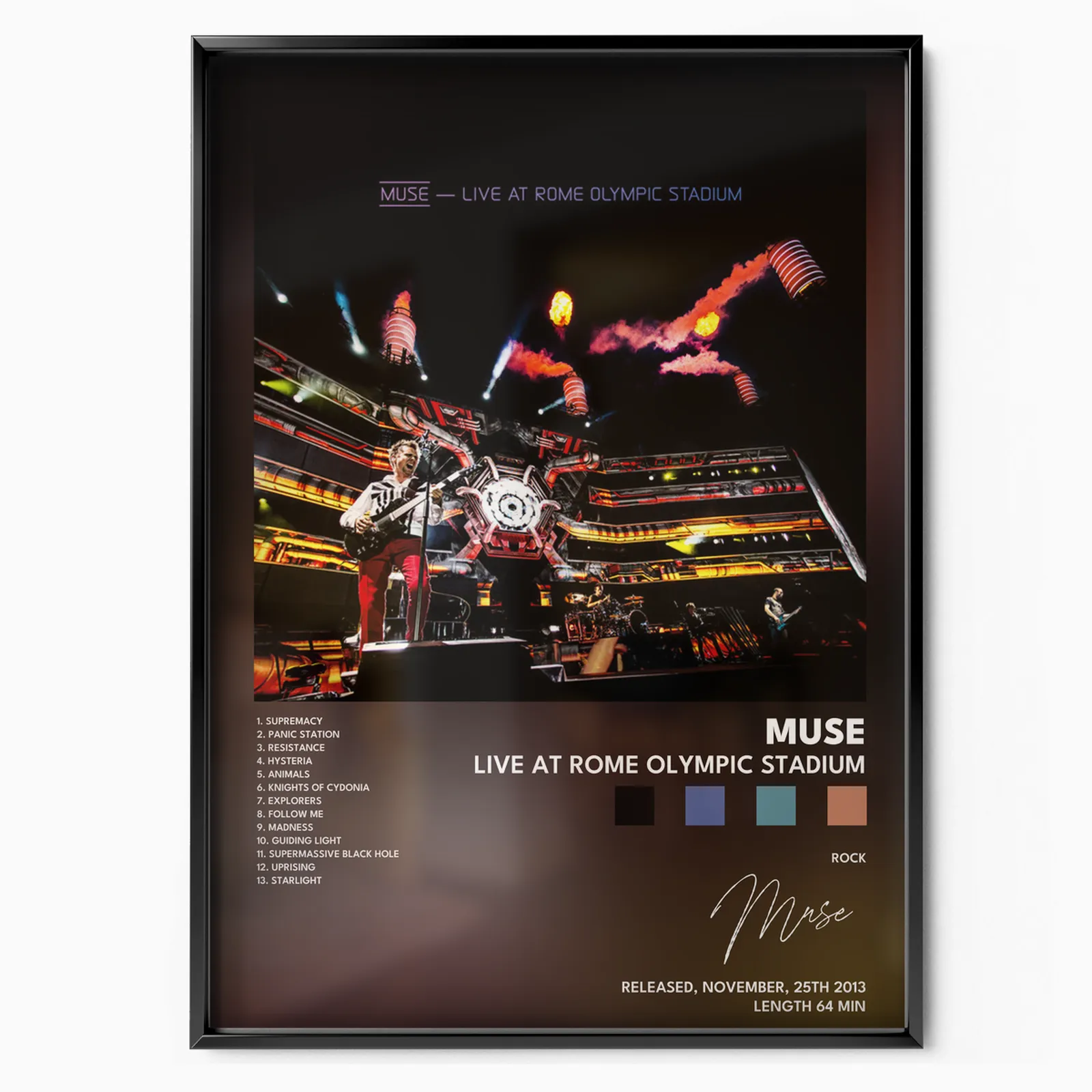 Live at Rome Olympic Stadium poster