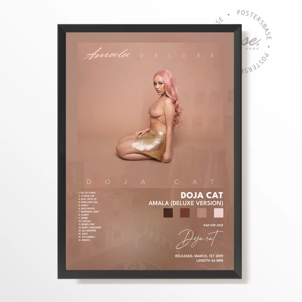 doja cat Amala Deluxe Version poster poster, museum grade matte print