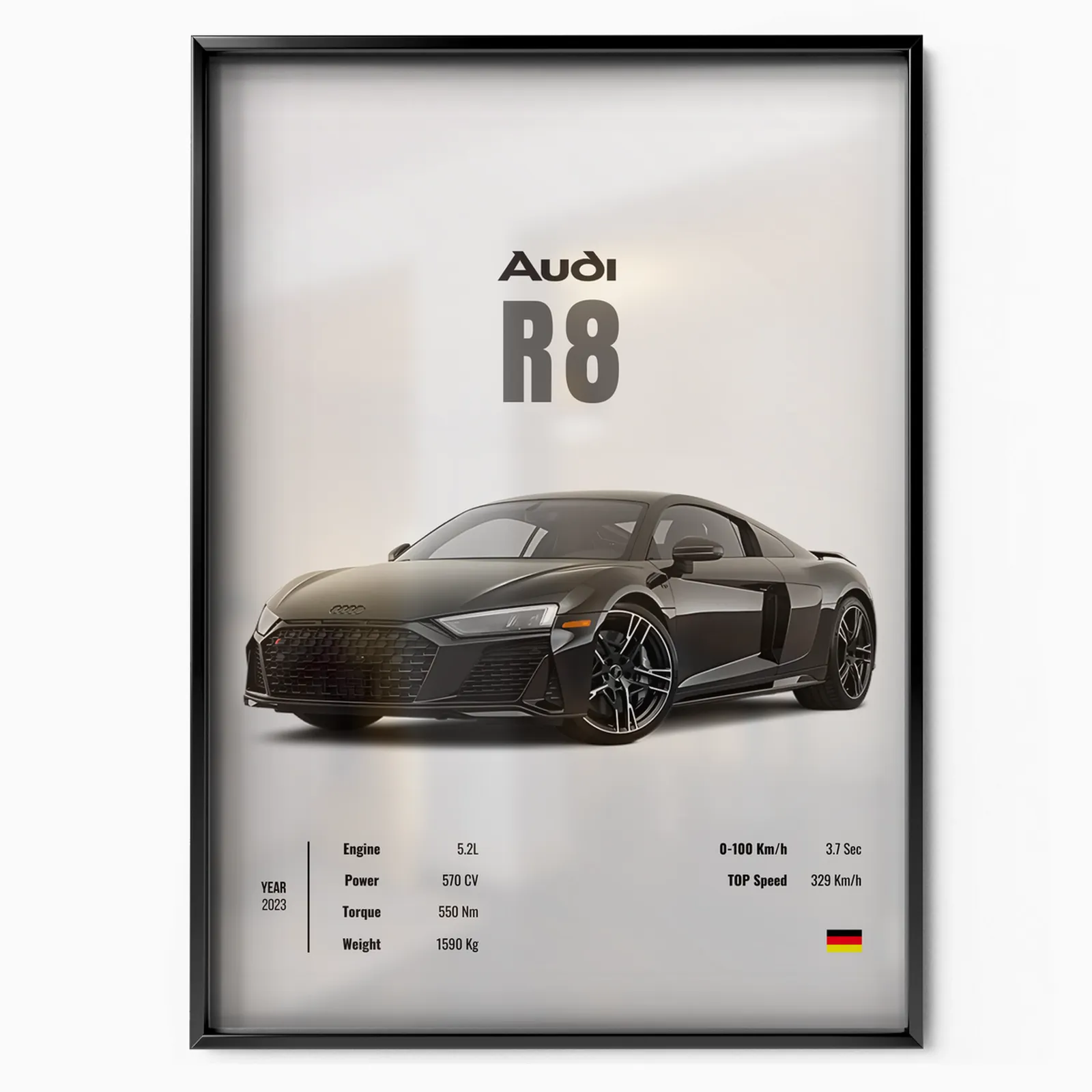 Audi R8 poster