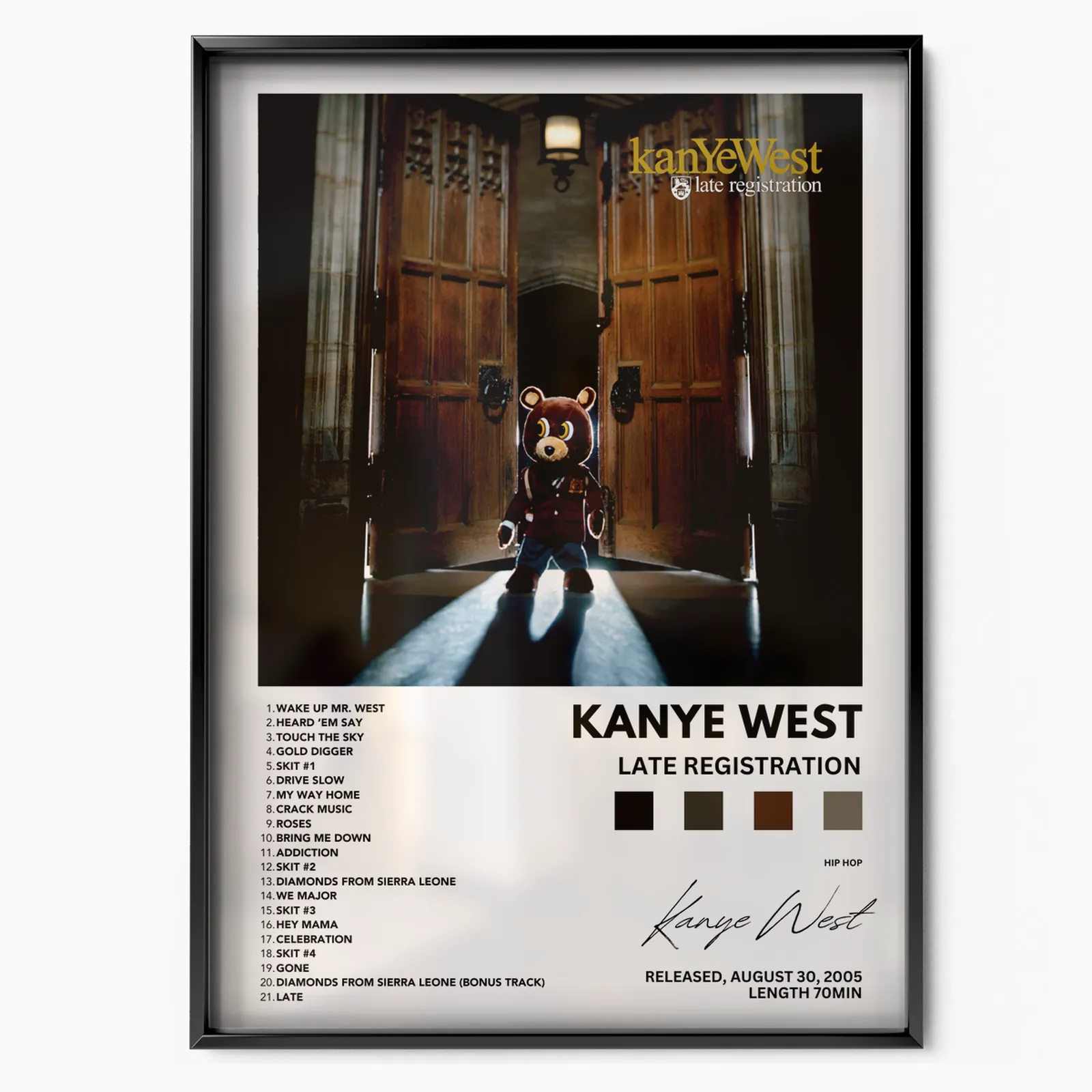 Late Registration poster