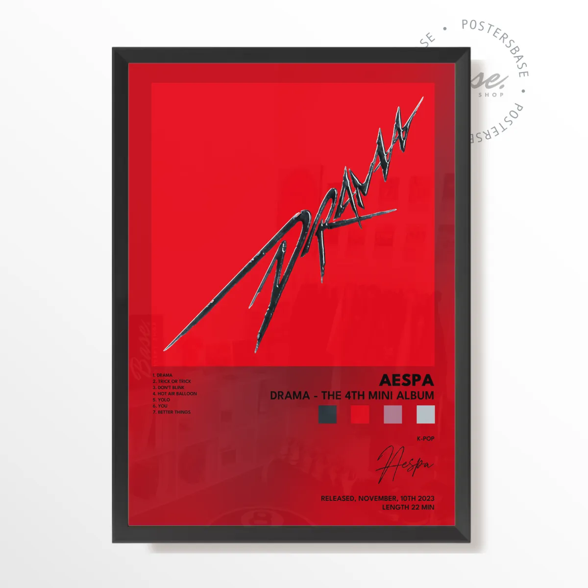 Drama - The 4th Mini Album poster, museum grade matte print