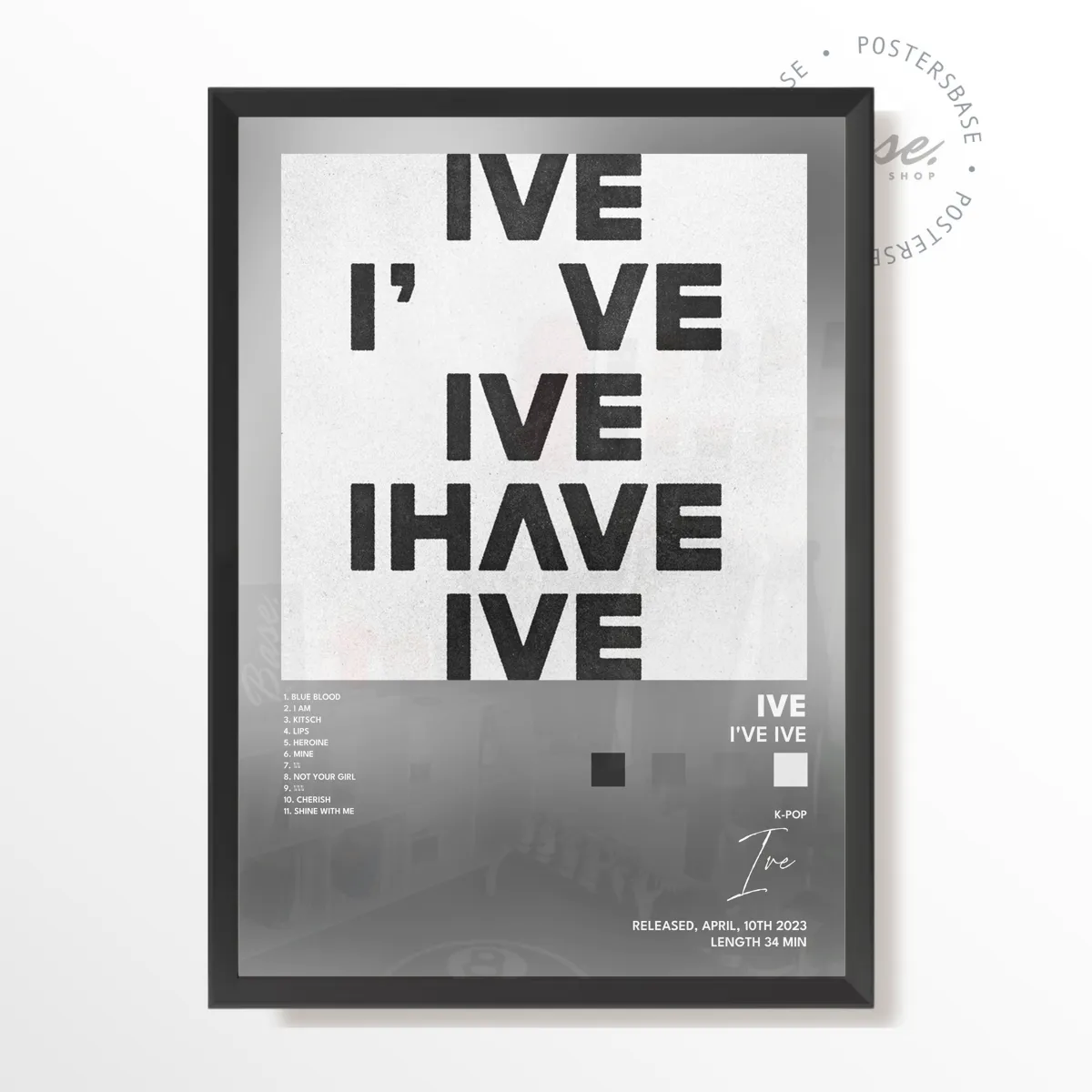 ive Ive IVE poster, museum grade matte print