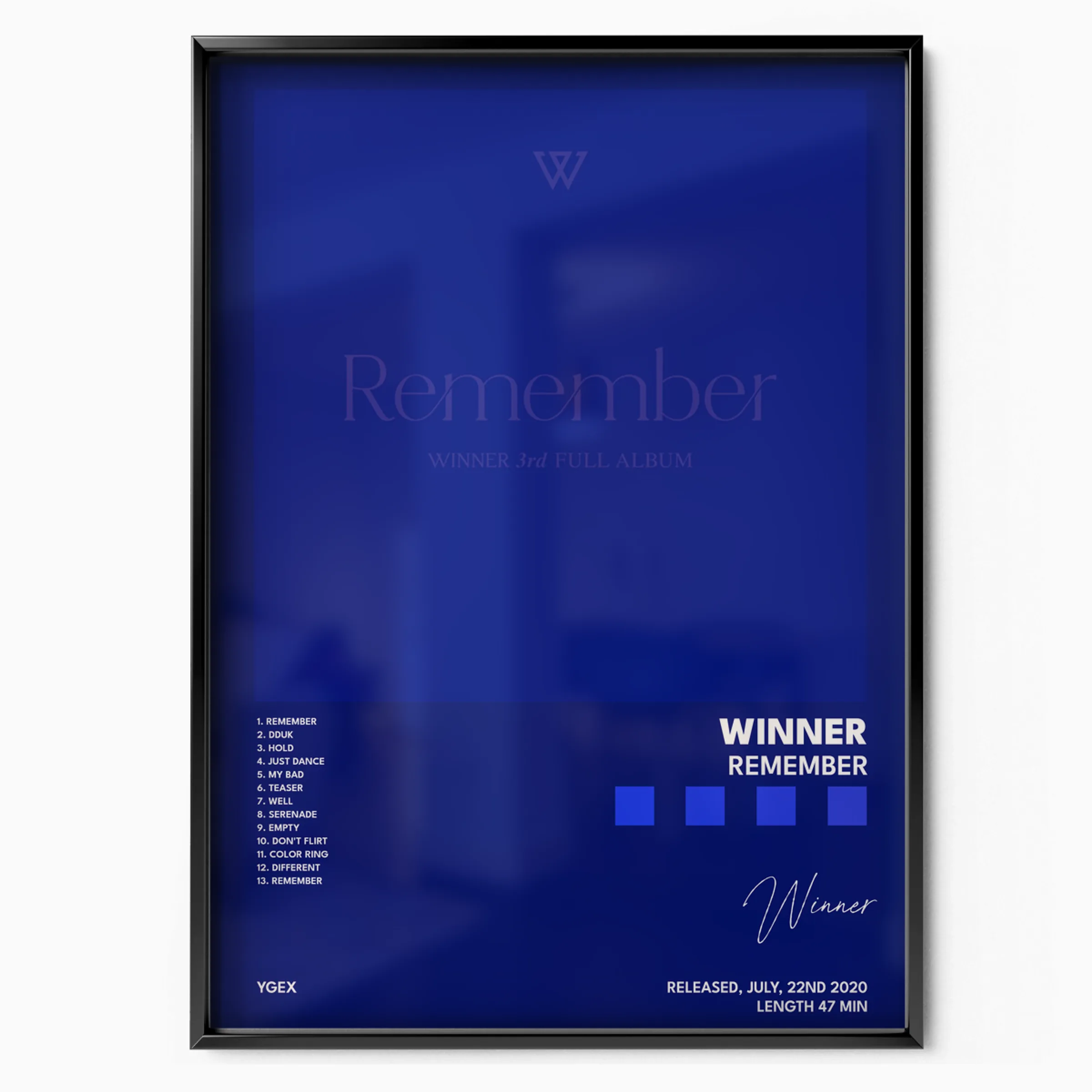 winner Remember JP EDITION poster, museum grade matte print
